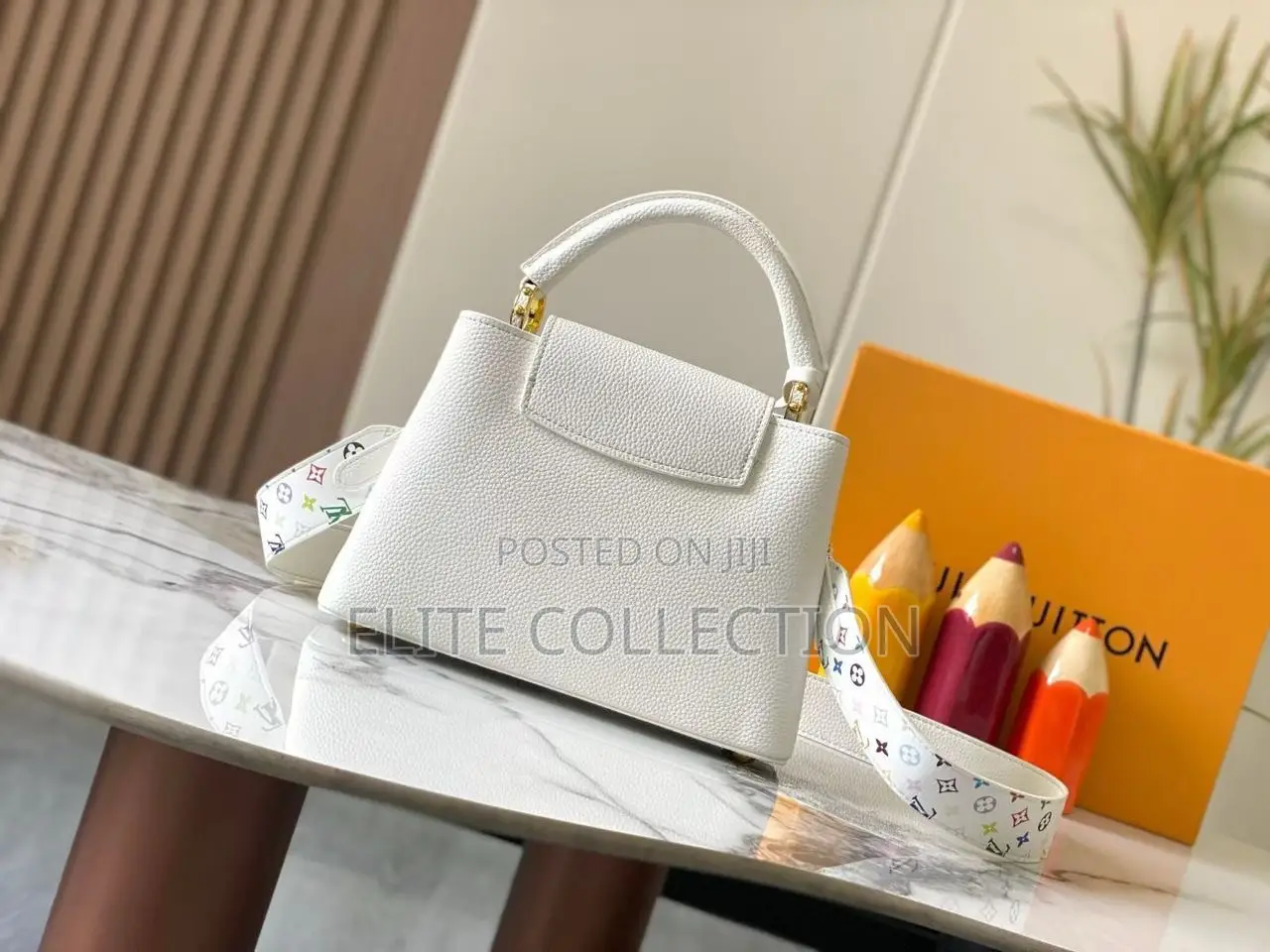 Luxury Louis Vuitton Bag Available Display Colors