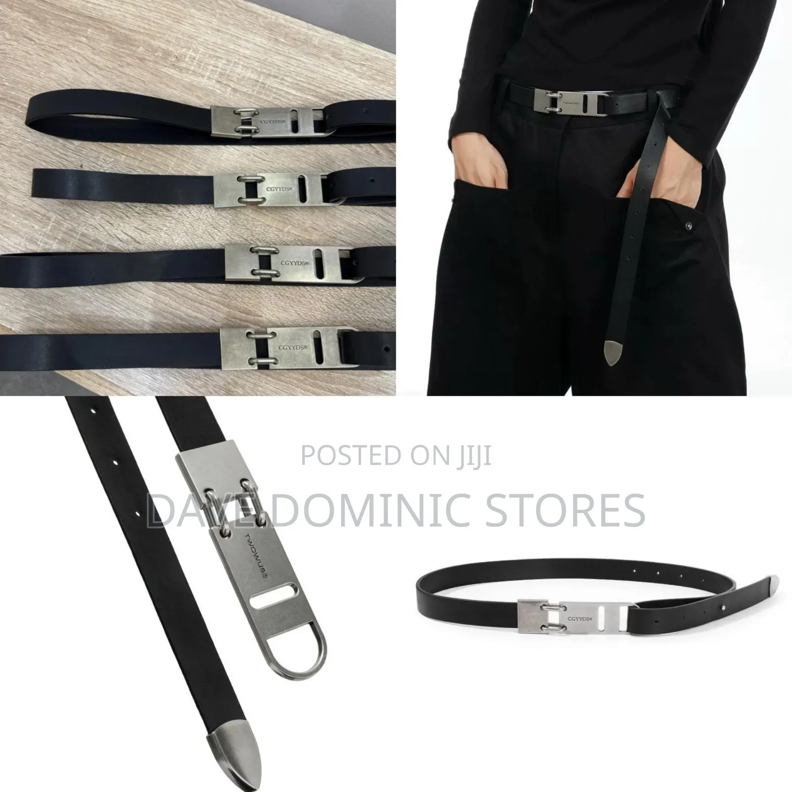Rick Owen Leather Fashion Belts (Limited Stock)!!
