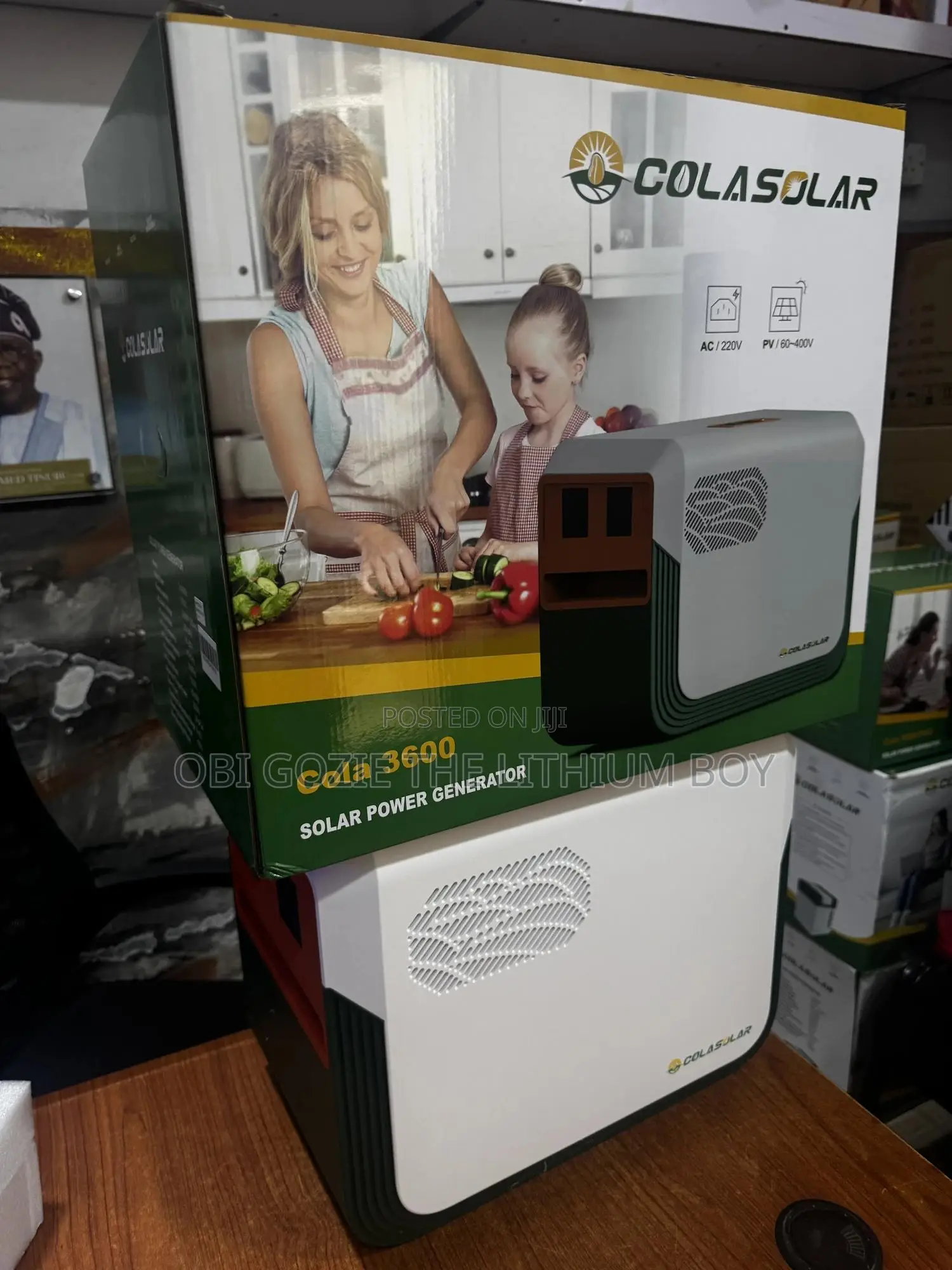 3.6kwh Cola Solar. Best Cola Solar Importer And Distributor In Abuja