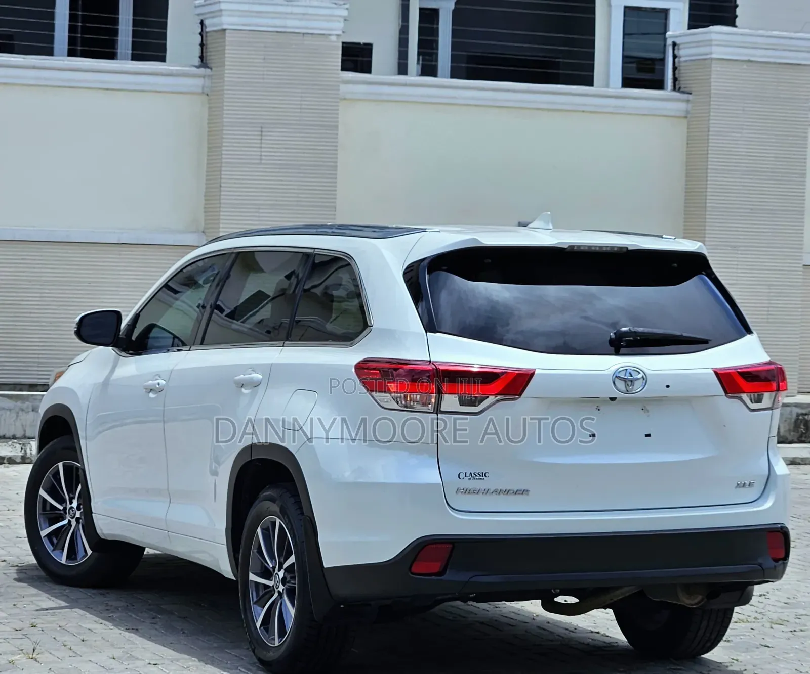 Toyota Highlander XLE 2019 White