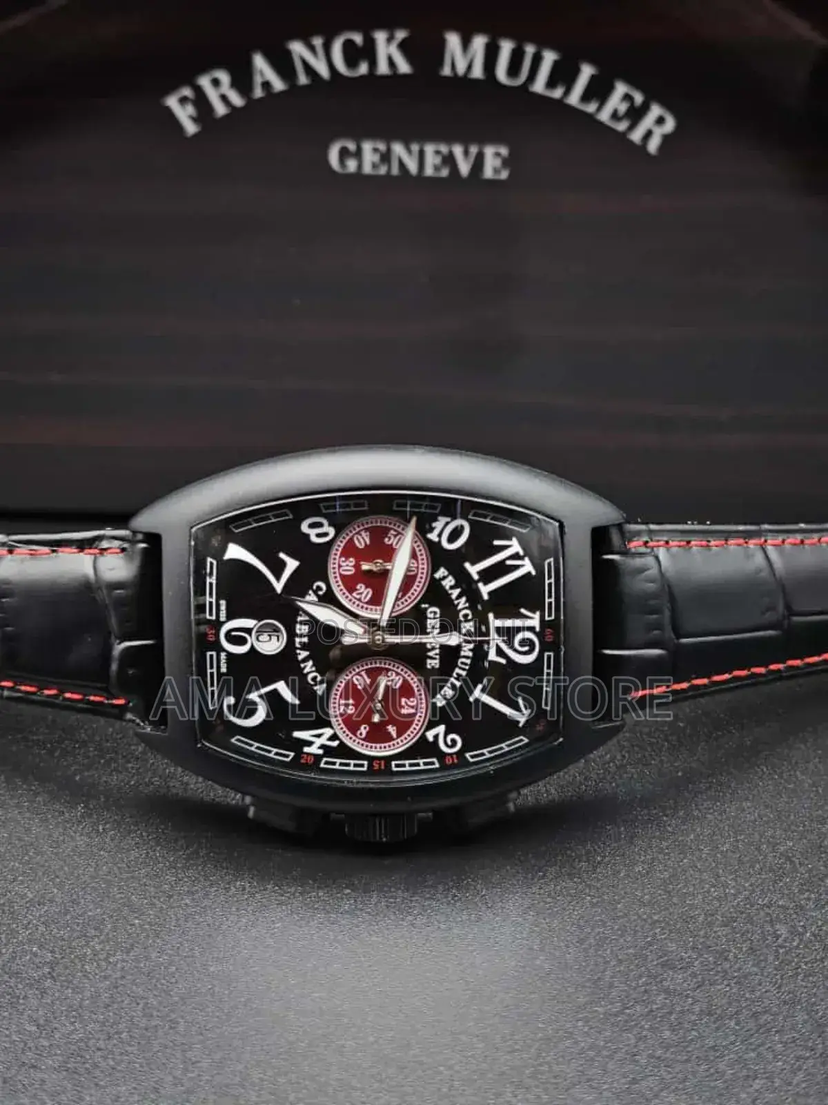 Franck Muller Genuine Leather Luxury Men's Designer Wristwatches