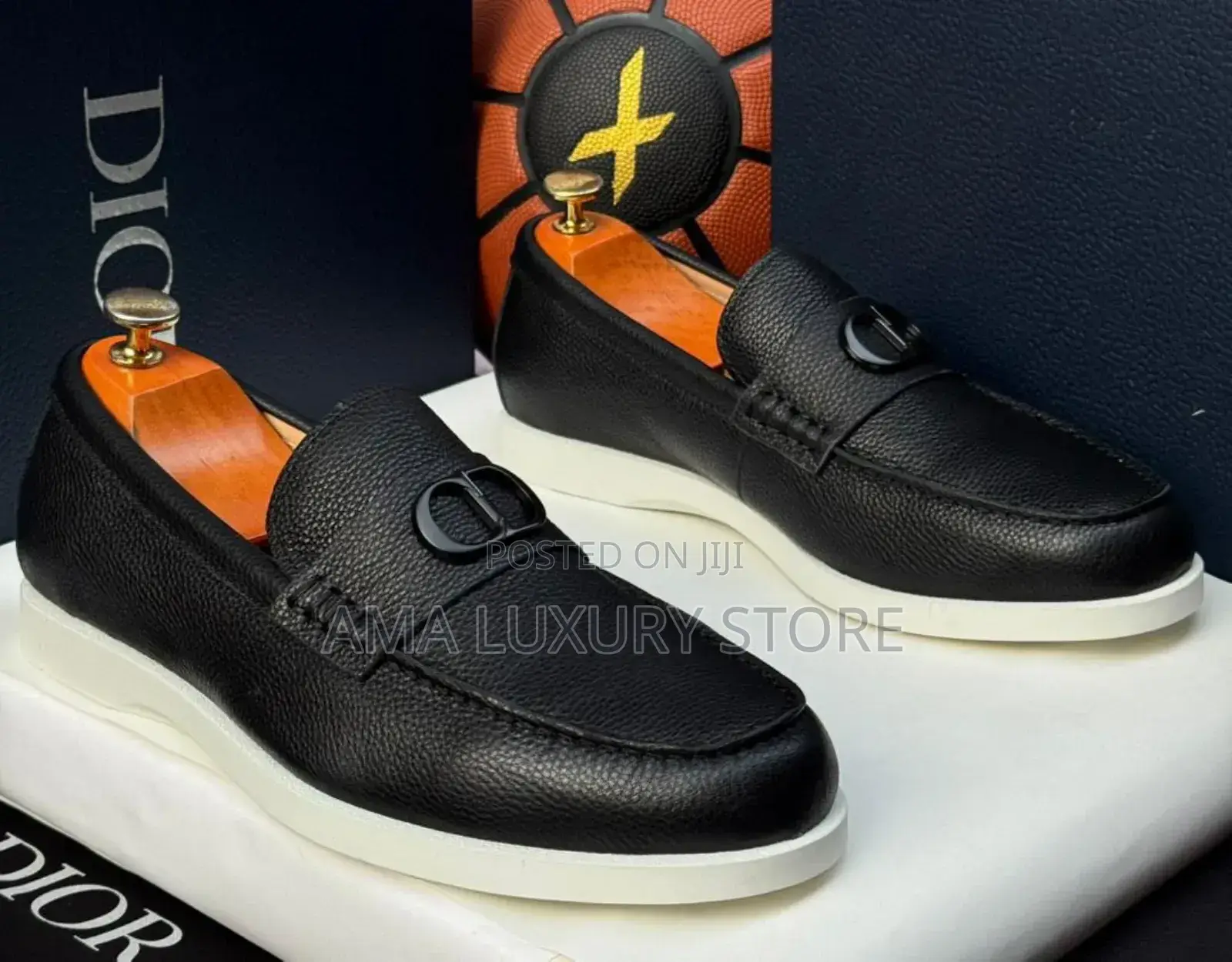 Christian Dior Genuine Leather Men's Shoes