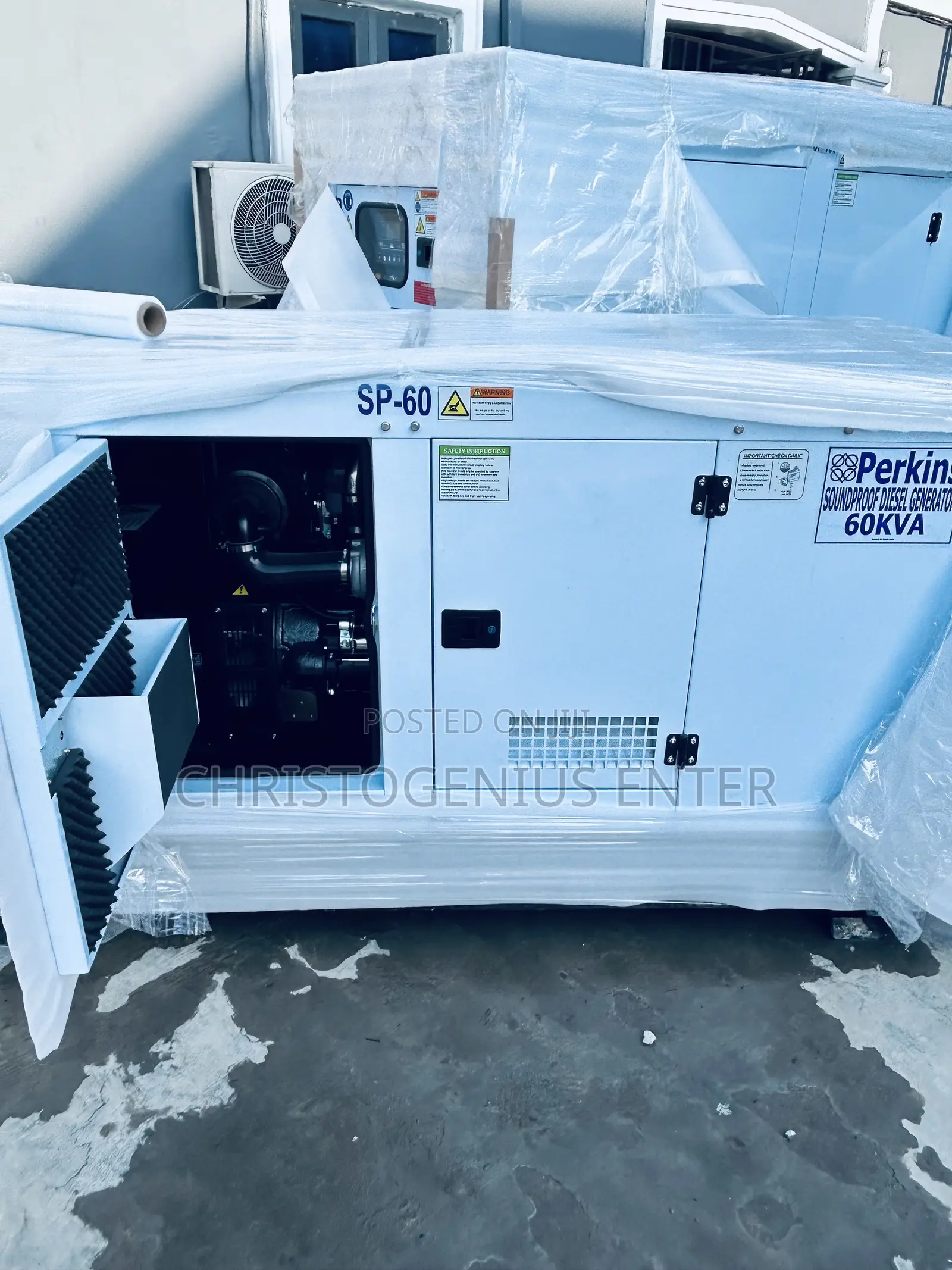 Sp Soundproof 60kva Perkins England Generator