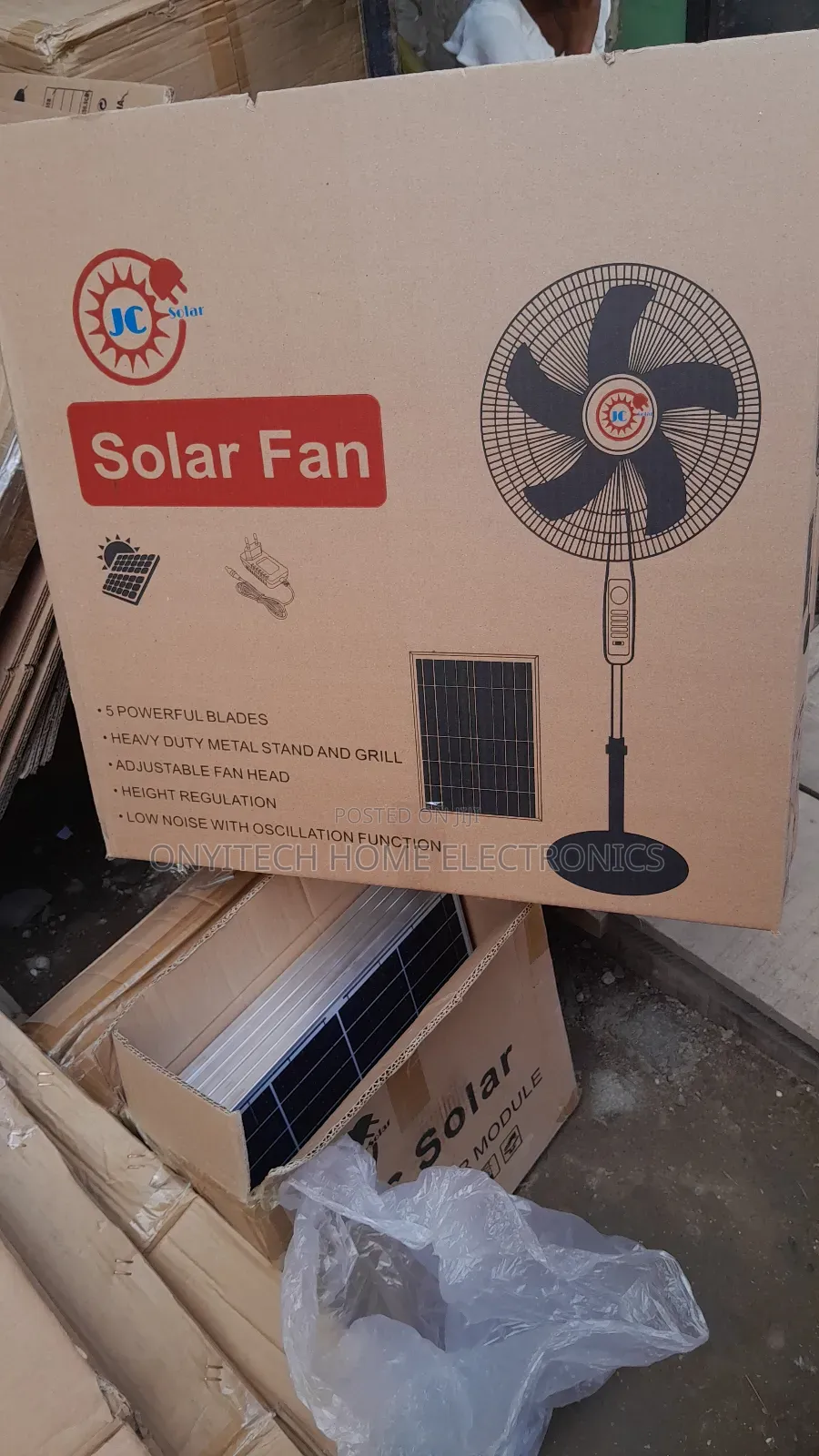 Solar Standing Fan