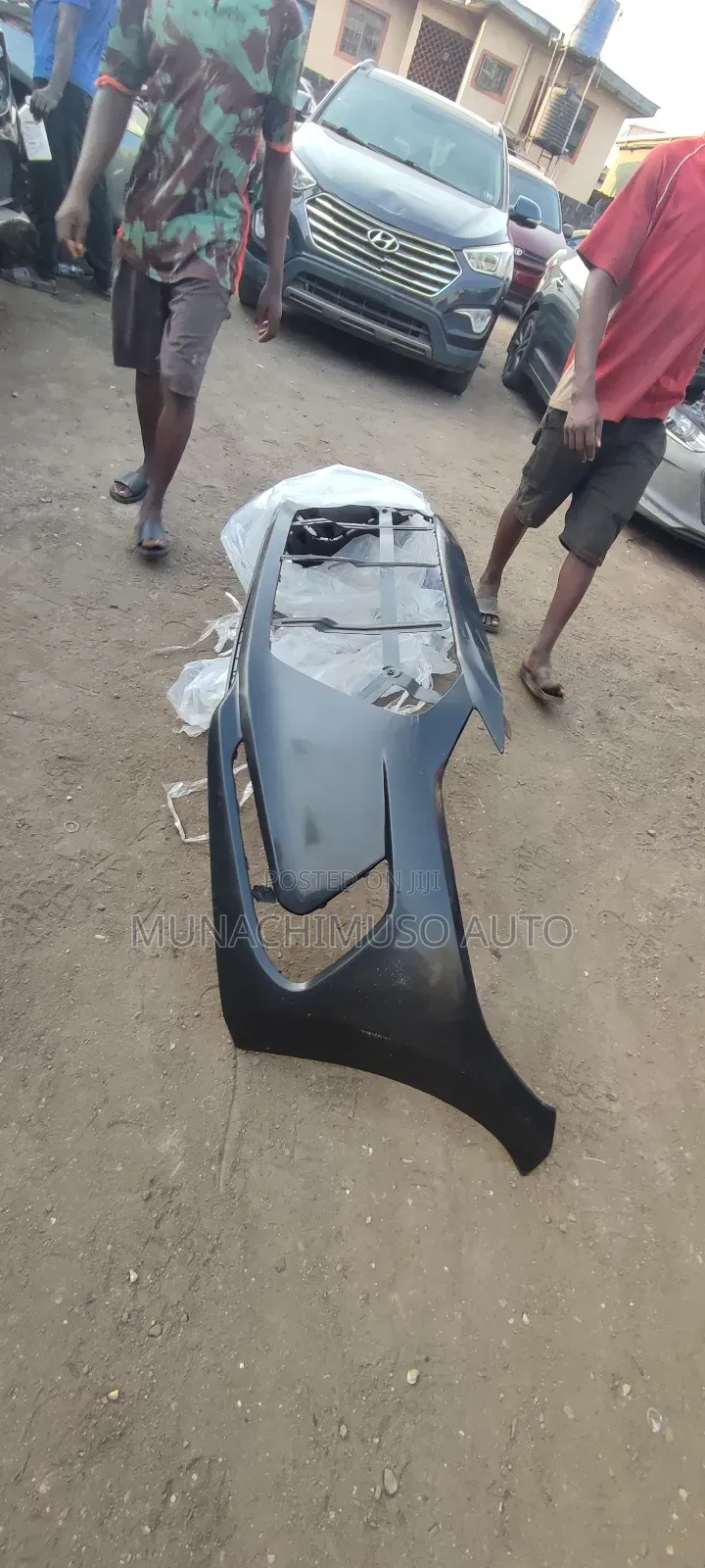 Empty Front Bumper Hyundai Elantra 2018 Model