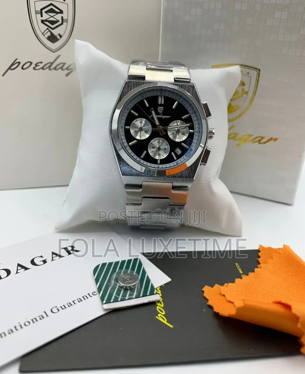 Poedagar With 3 Working Chronographs