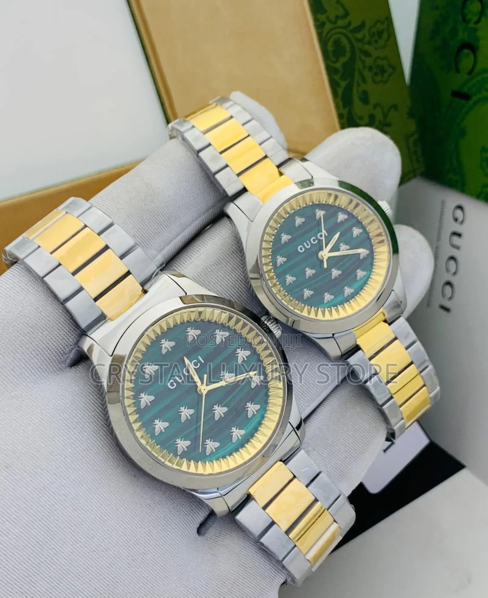 Gucci Quality Luxury Couples Chain Strap Wristwatch