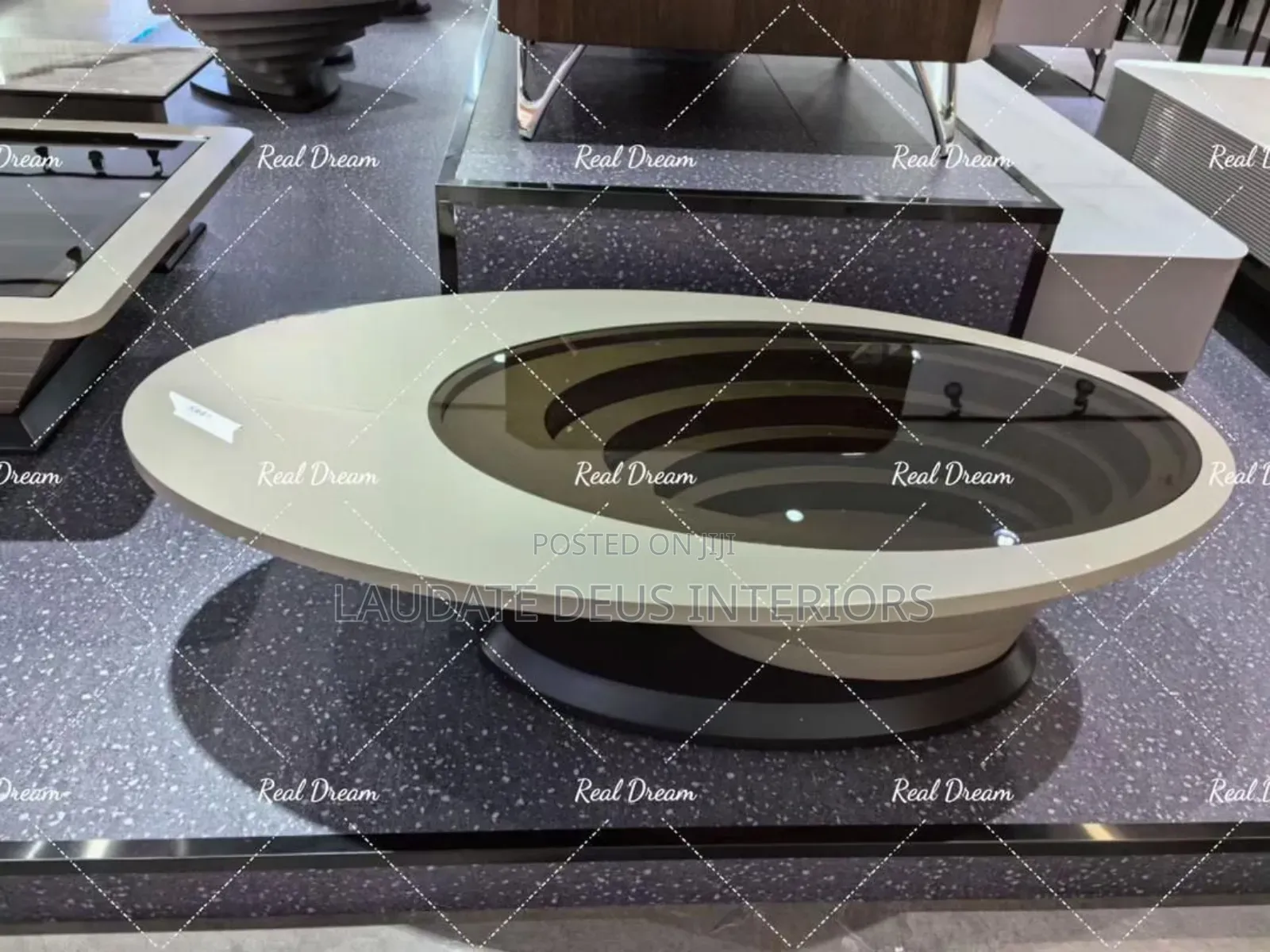 Contemporary 2 in 1 Marble Top Center Table