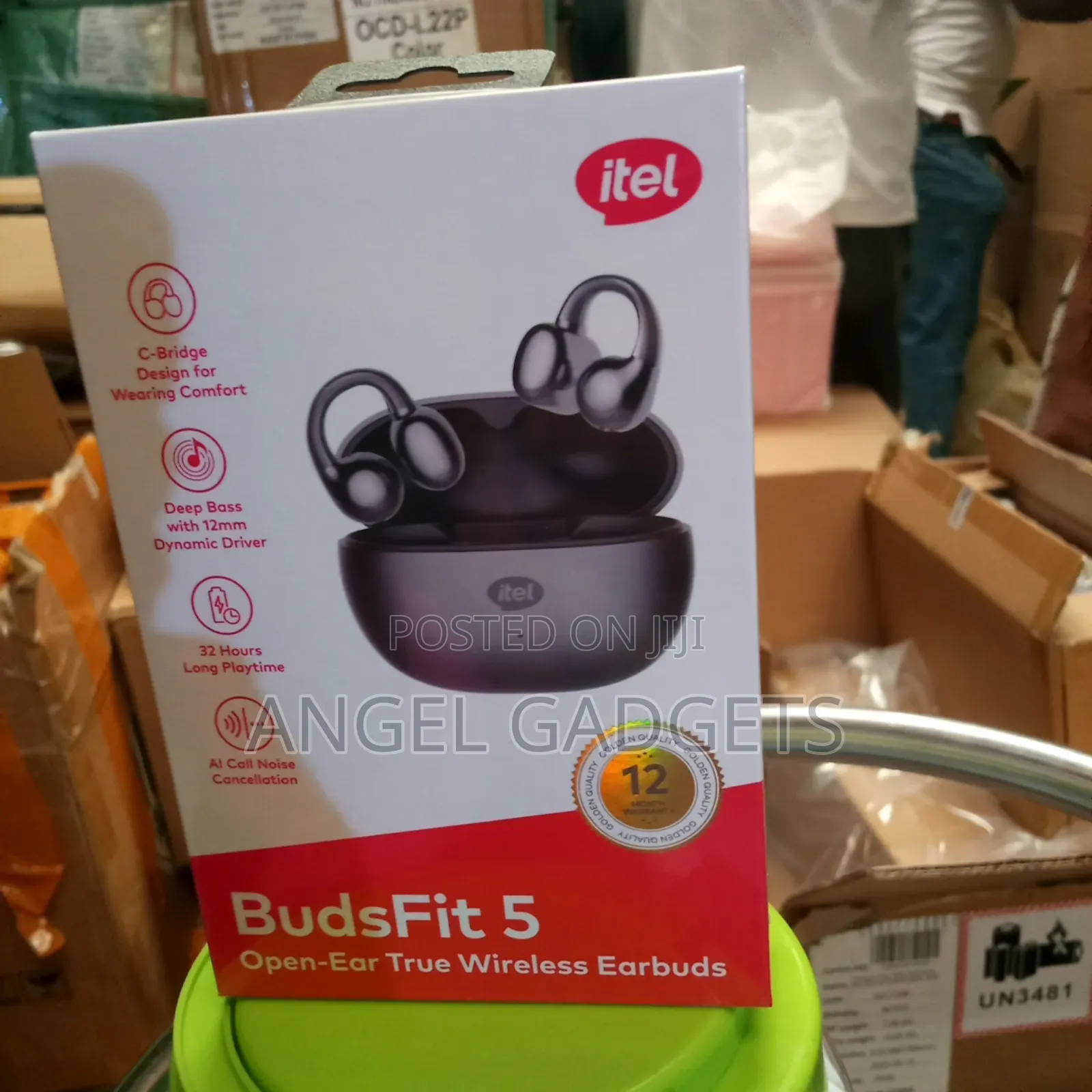 Itel Budsfit 5 Earbudsc-Bridge Design Ows Earpods Buds Fit 5