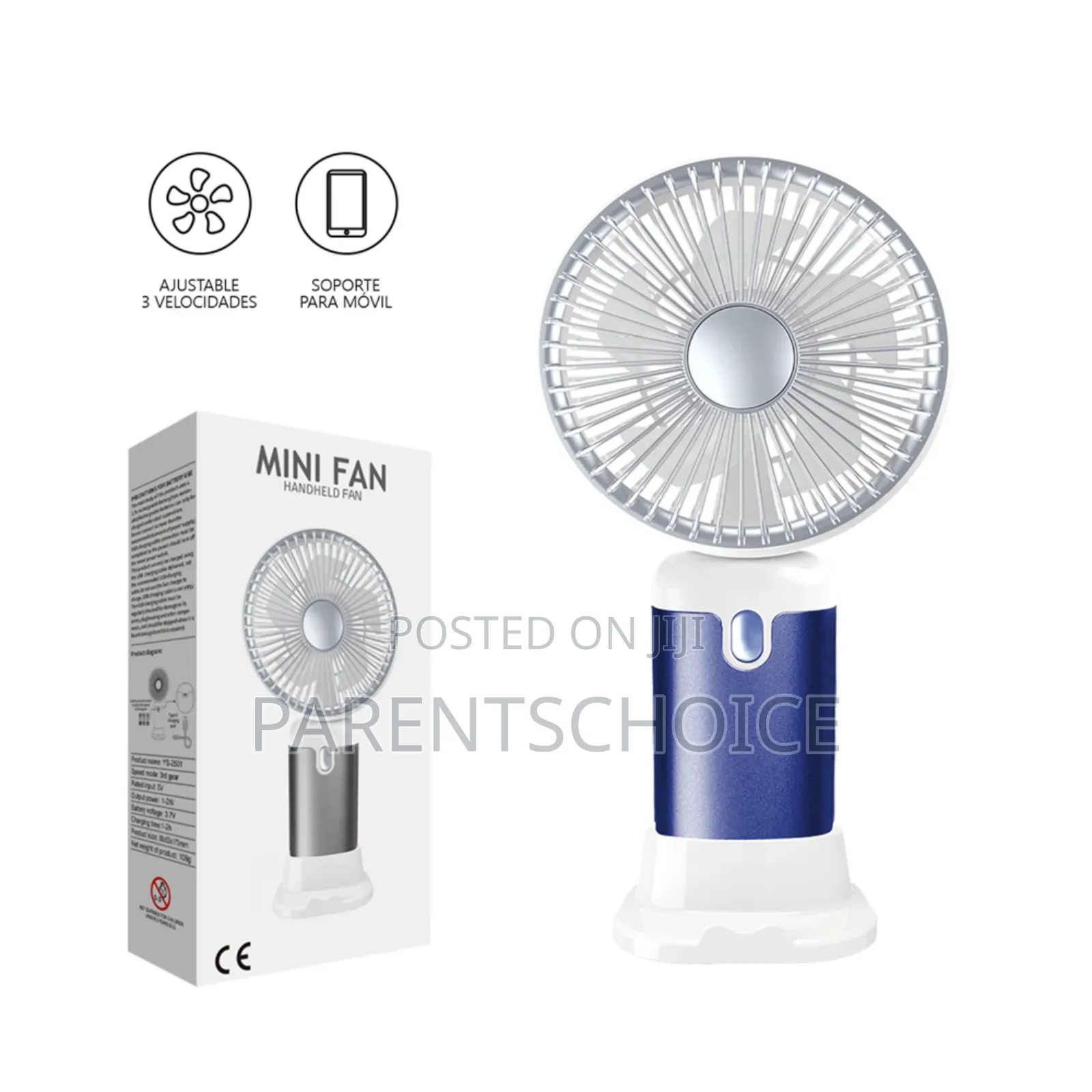Mini Fan With Mobile Phone Holder