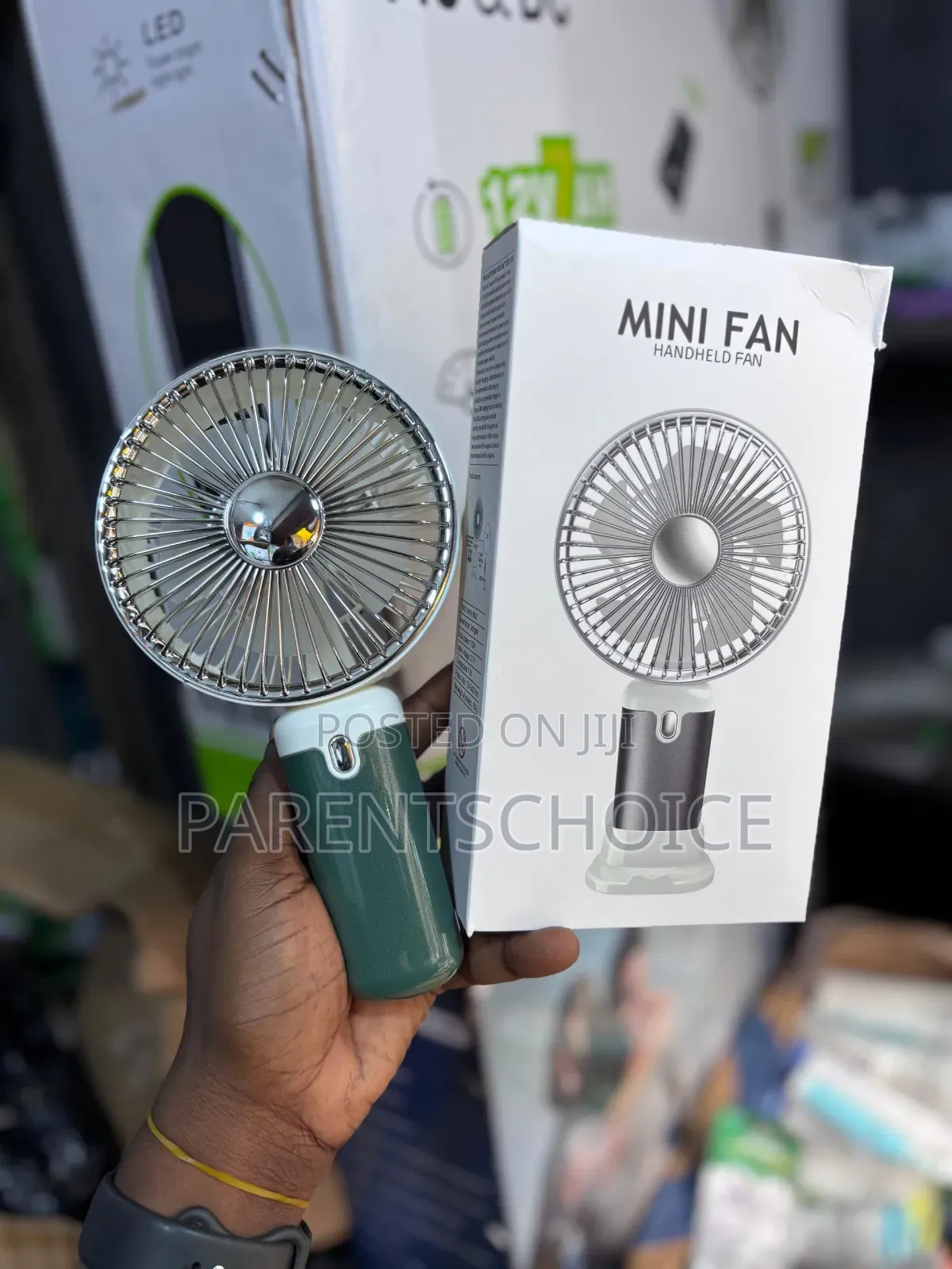 Mini Fan With Mobile Phone Holder
