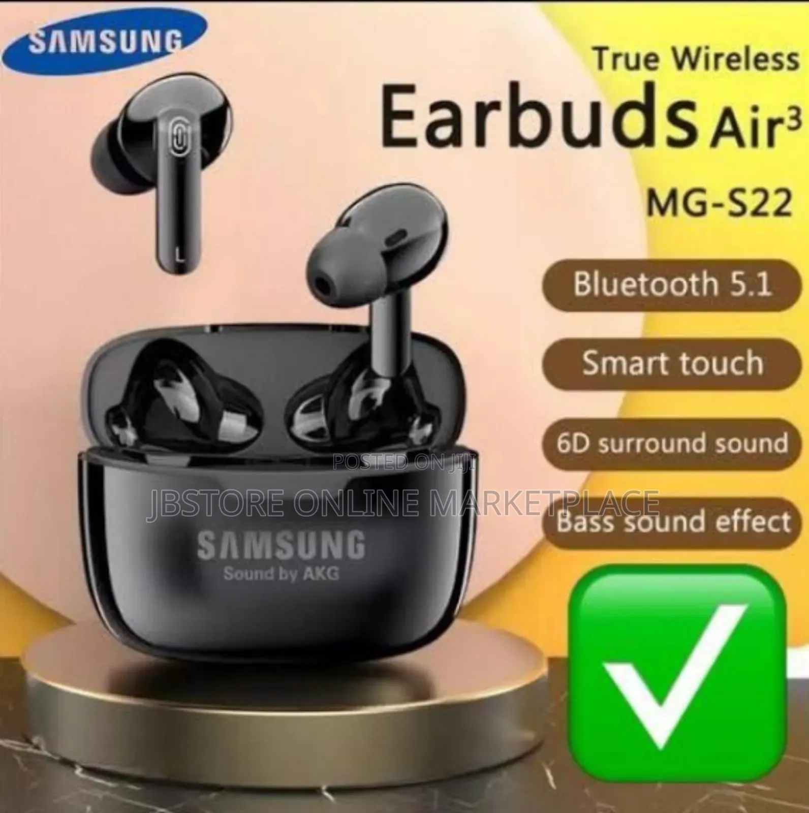 Samsung Mg-S22 True Wireless Bluetooth Earbuds
