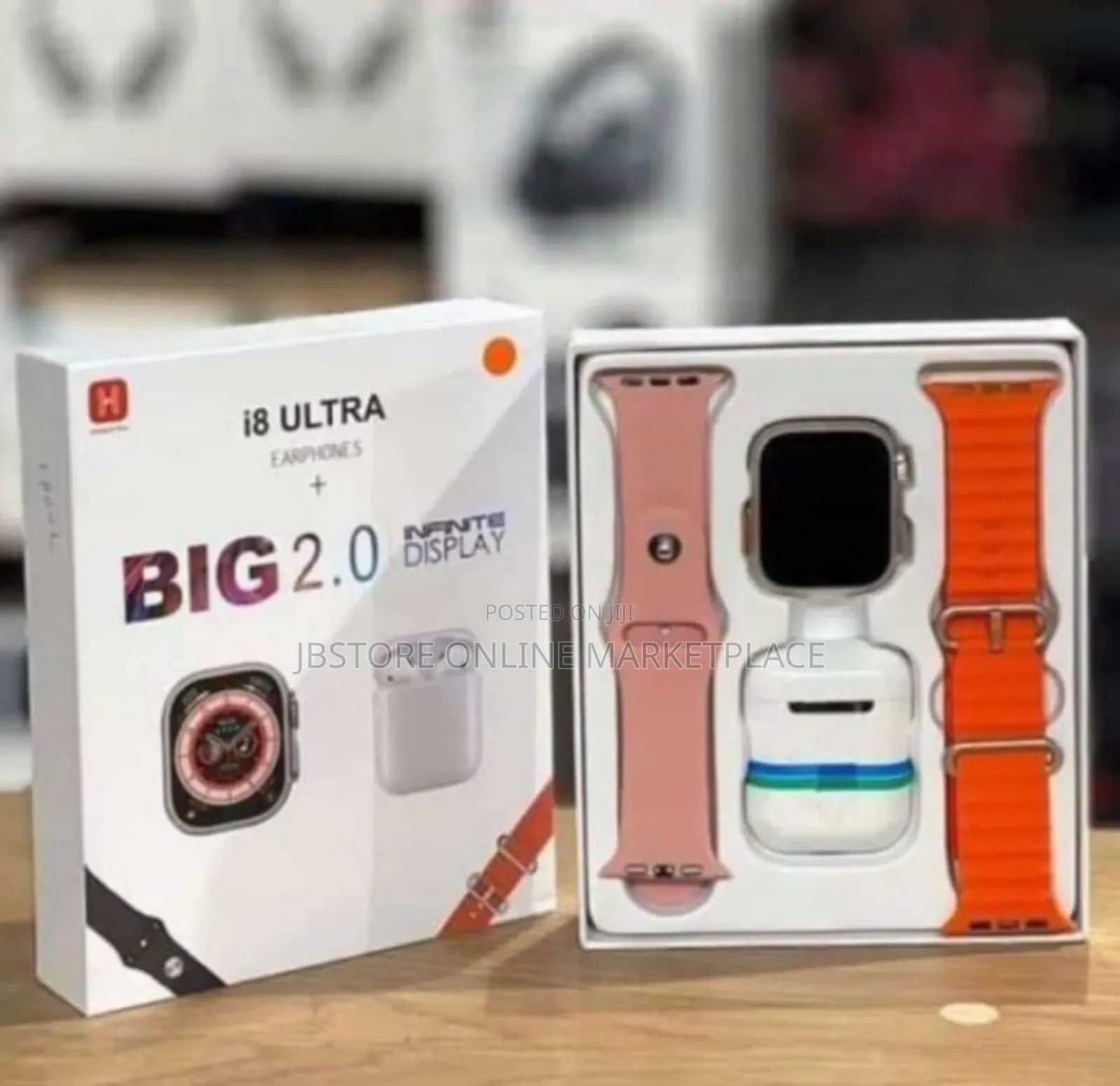 I8 Ultra Smartwatch With Airpod and Extra Strap