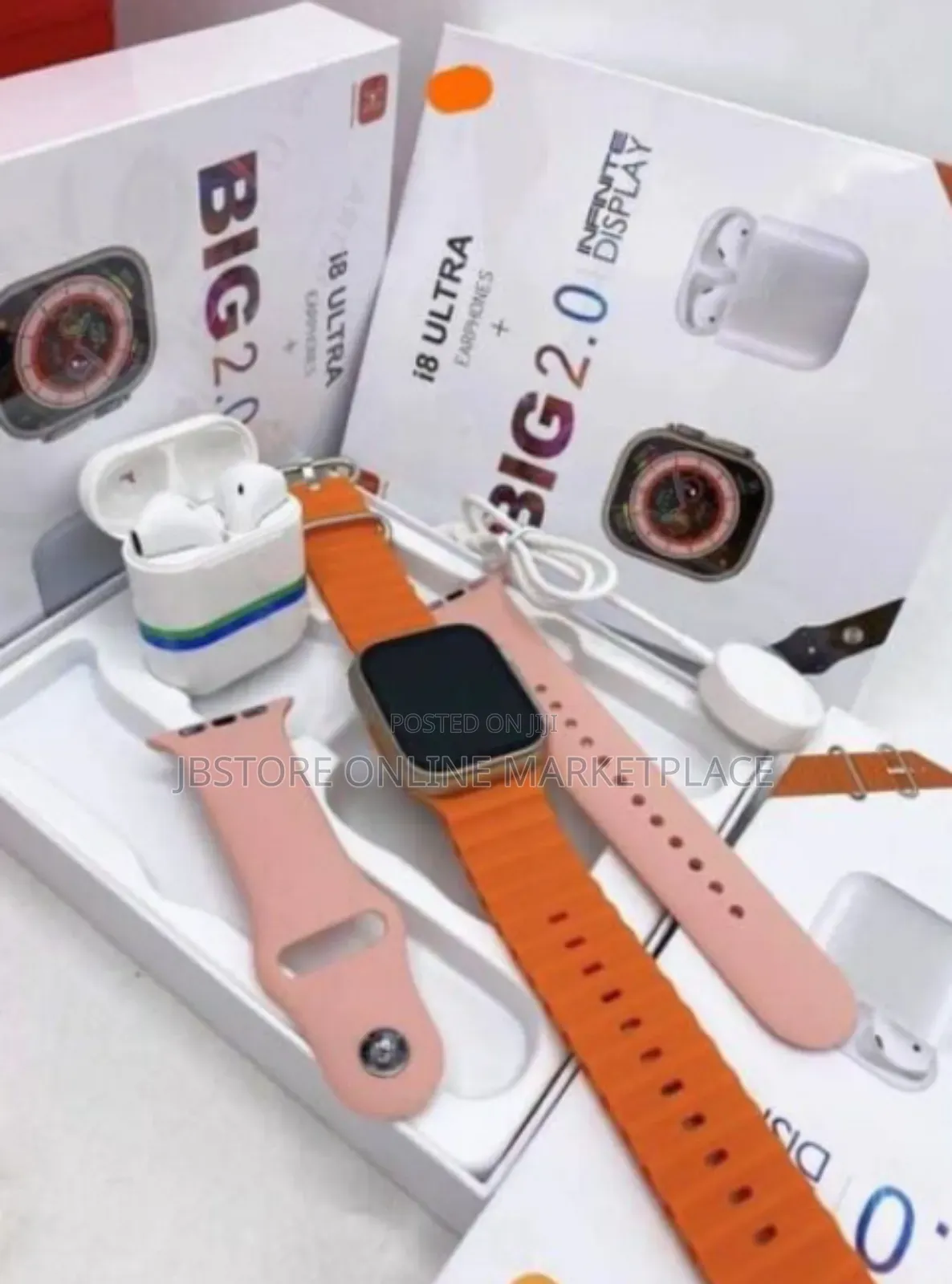 I8 Ultra Smartwatch With Airpod and Extra Strap