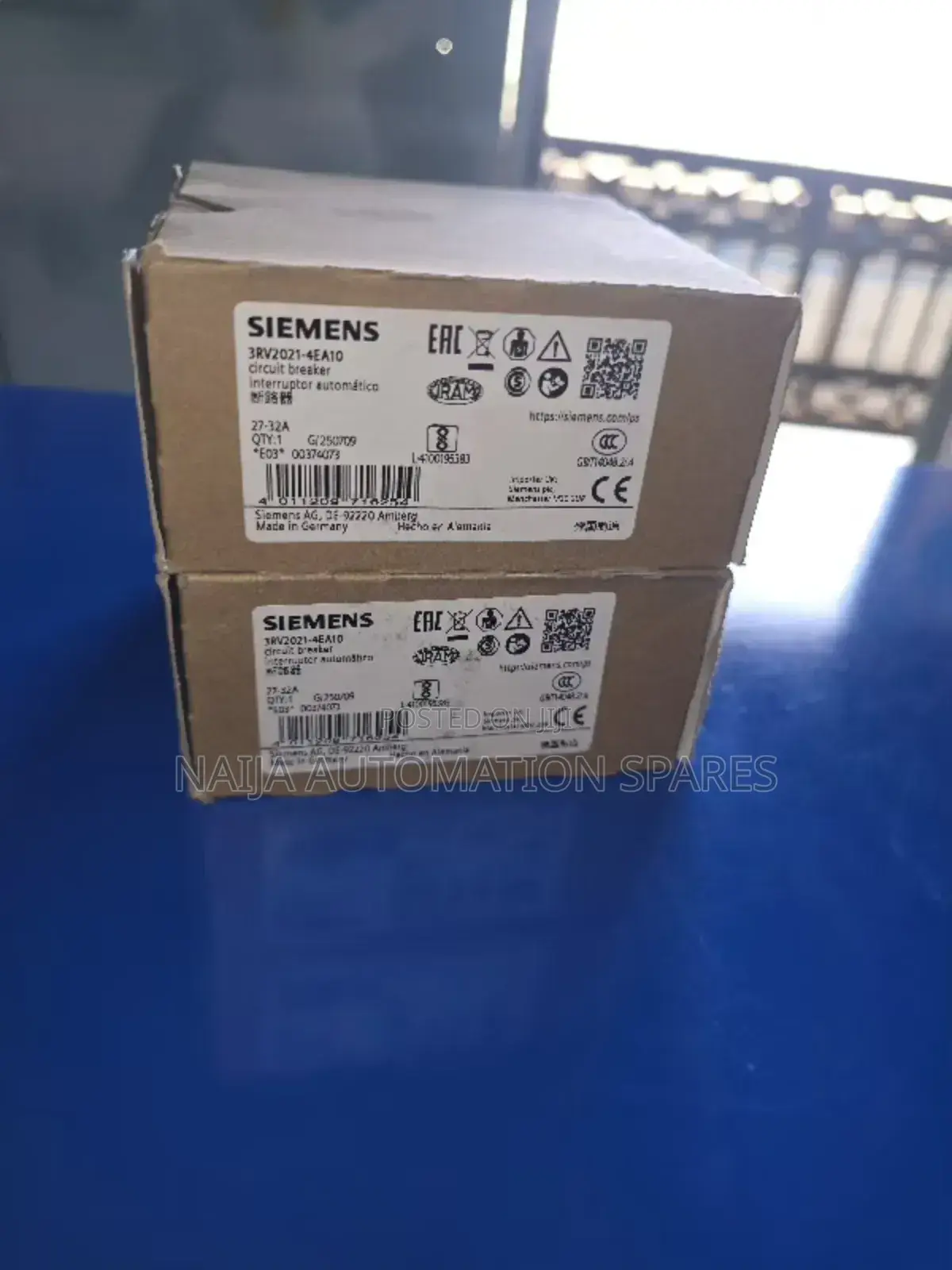 3rv2021-4ea10 | Siemens Motor Circuit Breaker 27 -32a | 15kw |