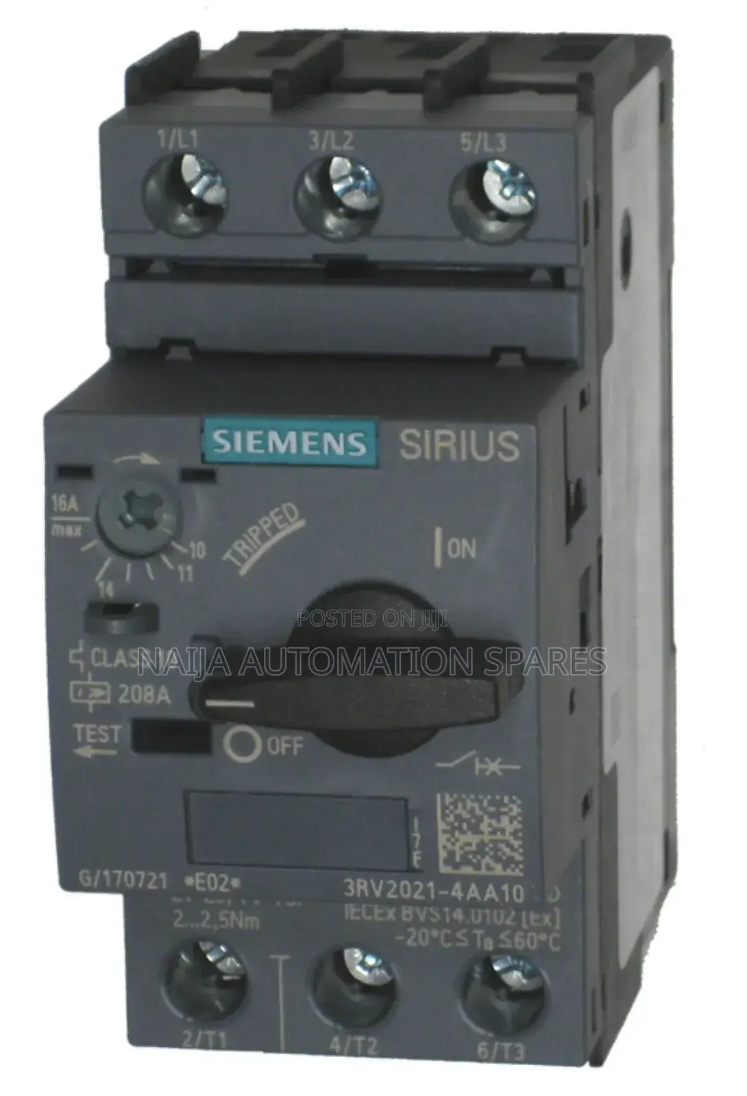 3rv2021-4aa10 | Siemens Motor Circuit Breaker 10 - 16a | 7.5kw