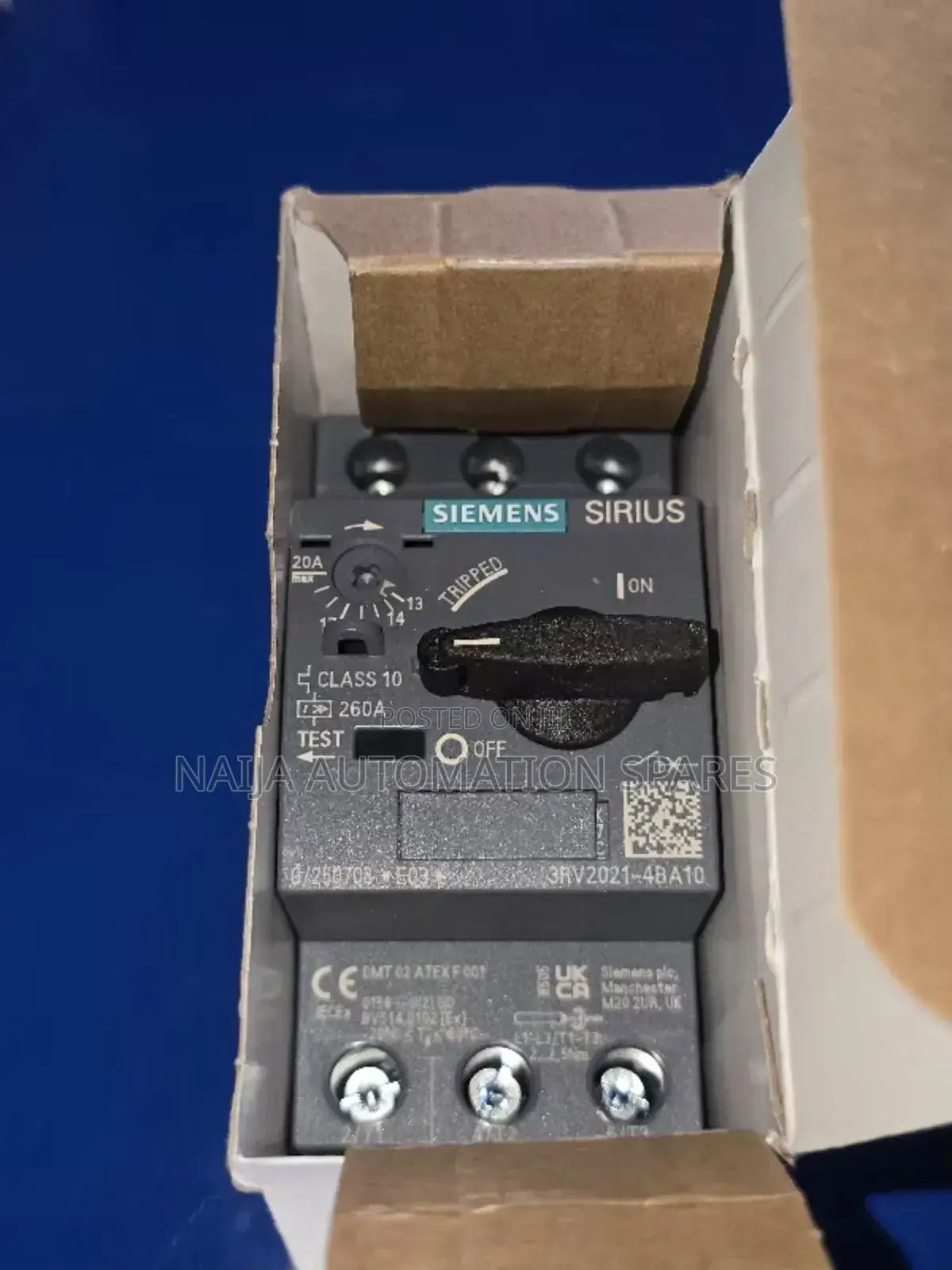 3rv2021-4ba10 | Moror Circuit Breaker 14-20a