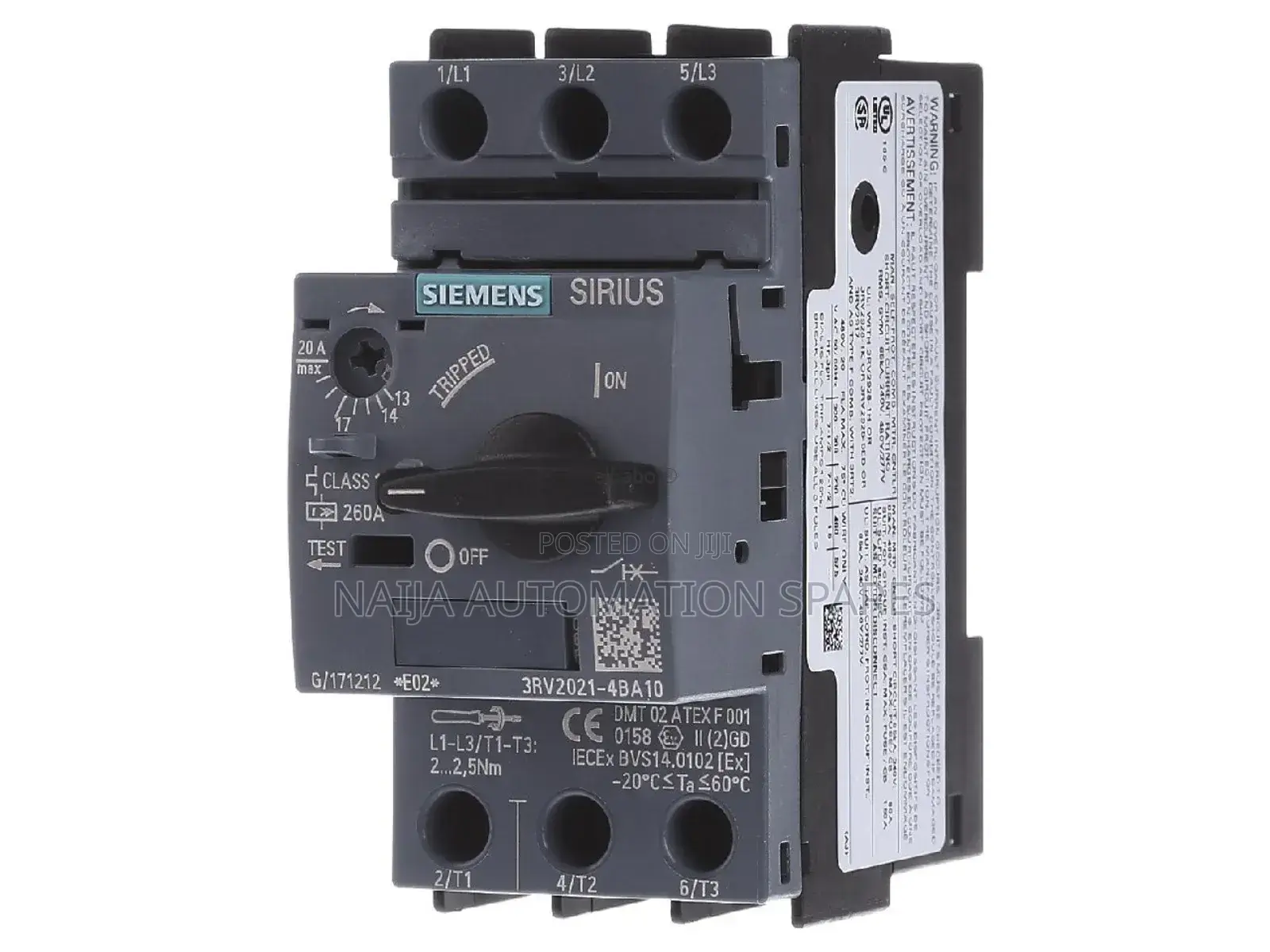 3rv2021-4ba10 | Moror Circuit Breaker 14-20a