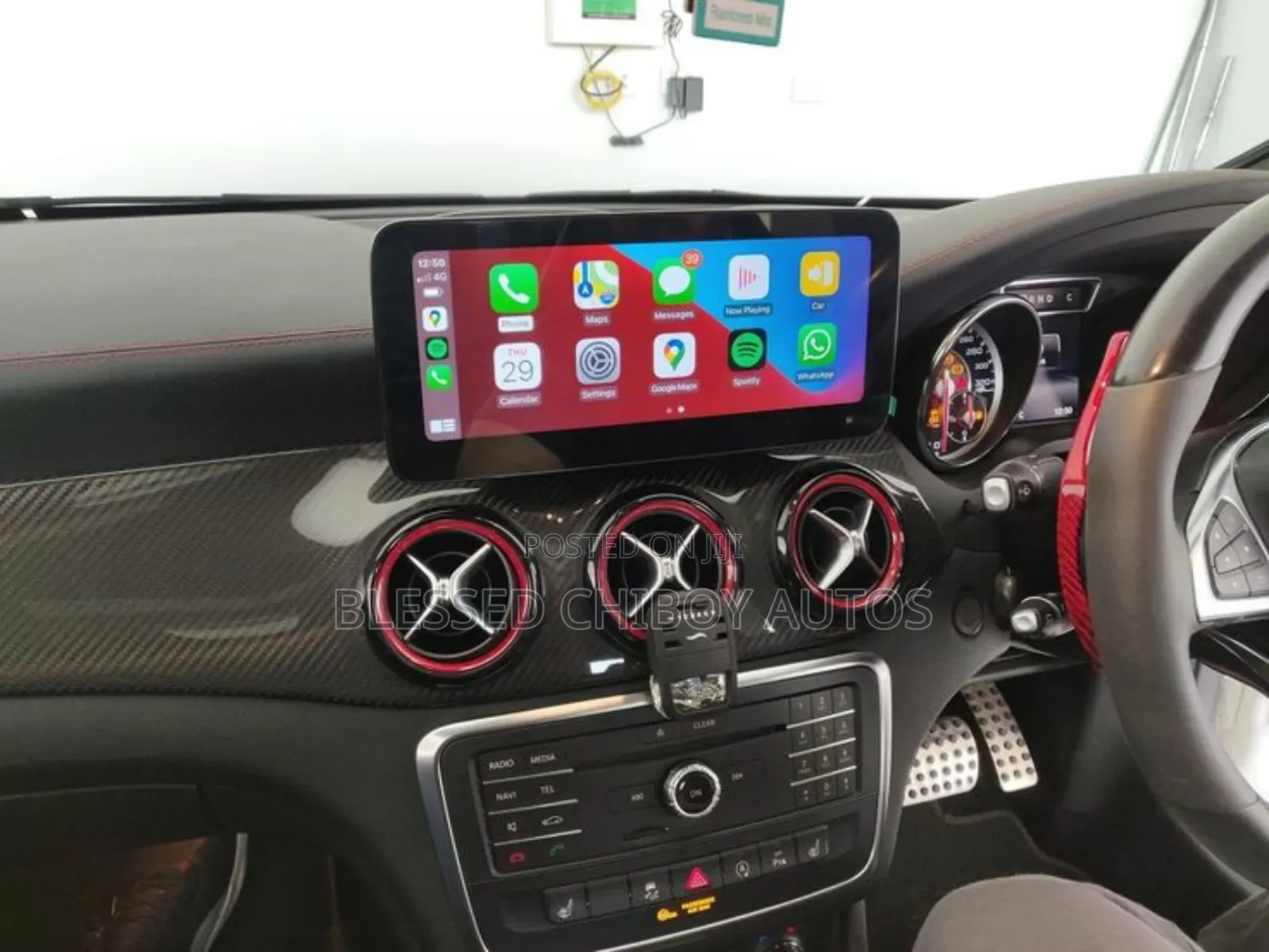 Android Screen With Apple Carplay for Cla 2015
