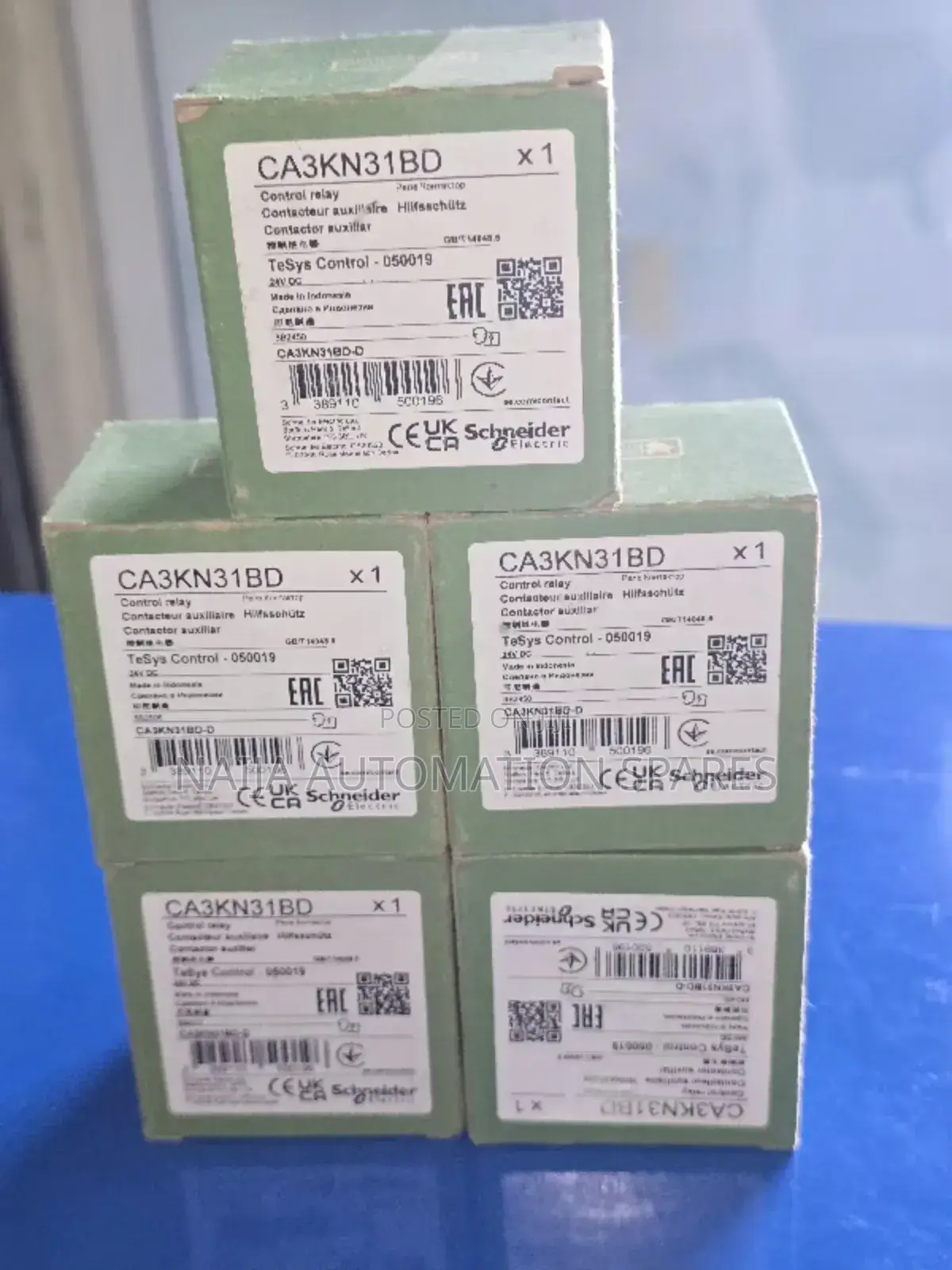 Schneider Electric | Ca3kn31bd | Aux Relay, 10a, 24vdc, 3 No + 1 Nc