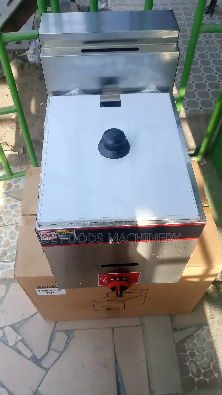 Single Tank Commercial Gas Deep Fryer