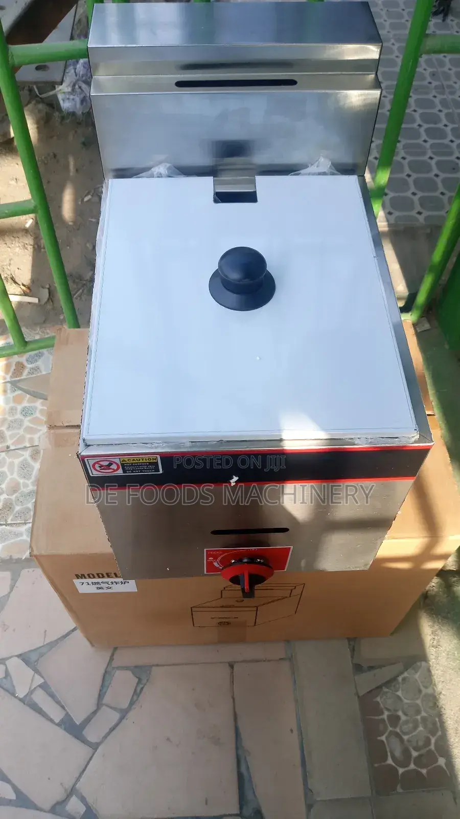Single Tank Commercial Gas Deep Fryer