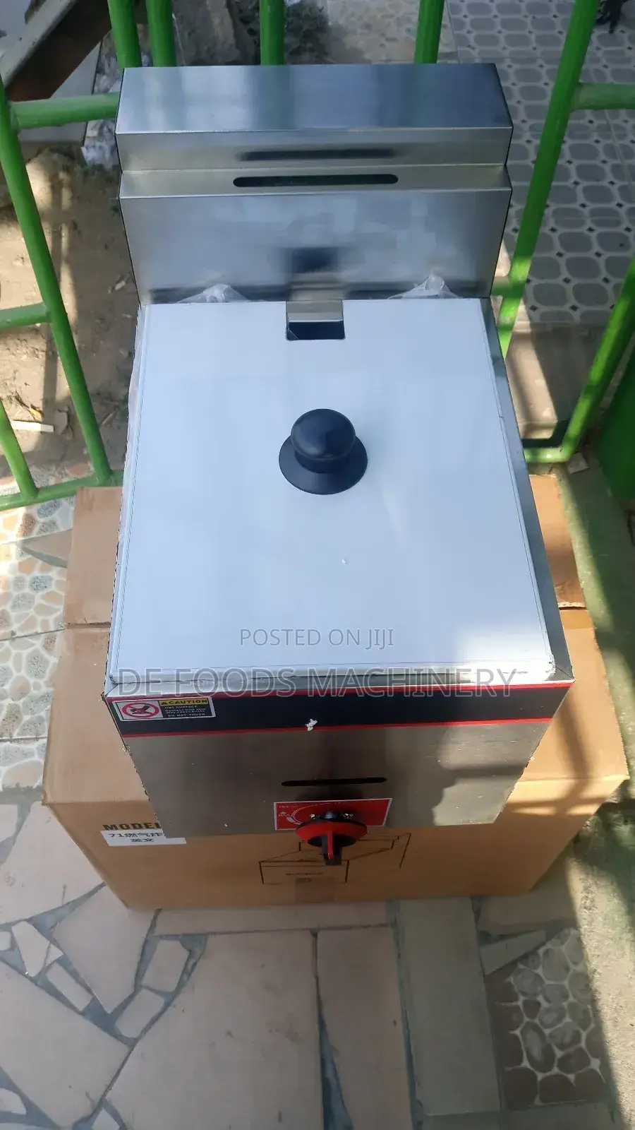 Single Tank Commercial Gas Deep Fryer