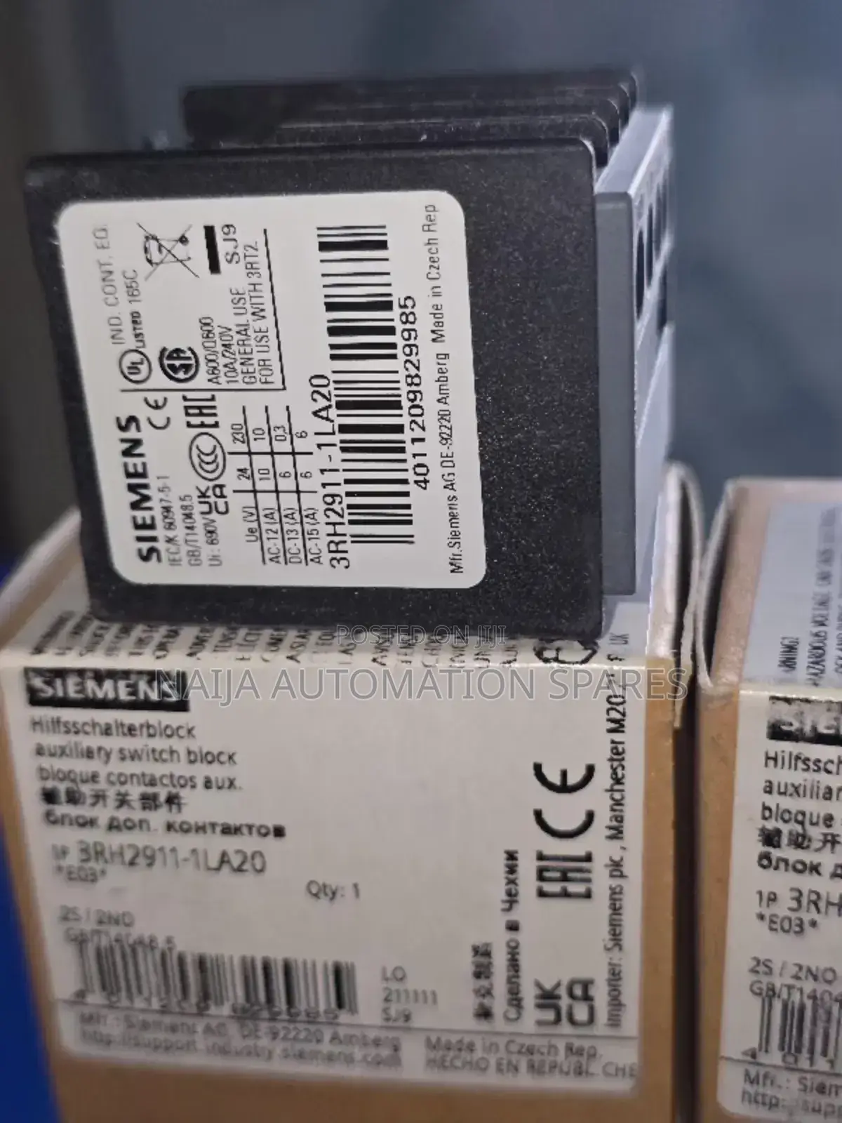 3rh2911-1la20 | Siemens Auxiliary Switch Contact 2no