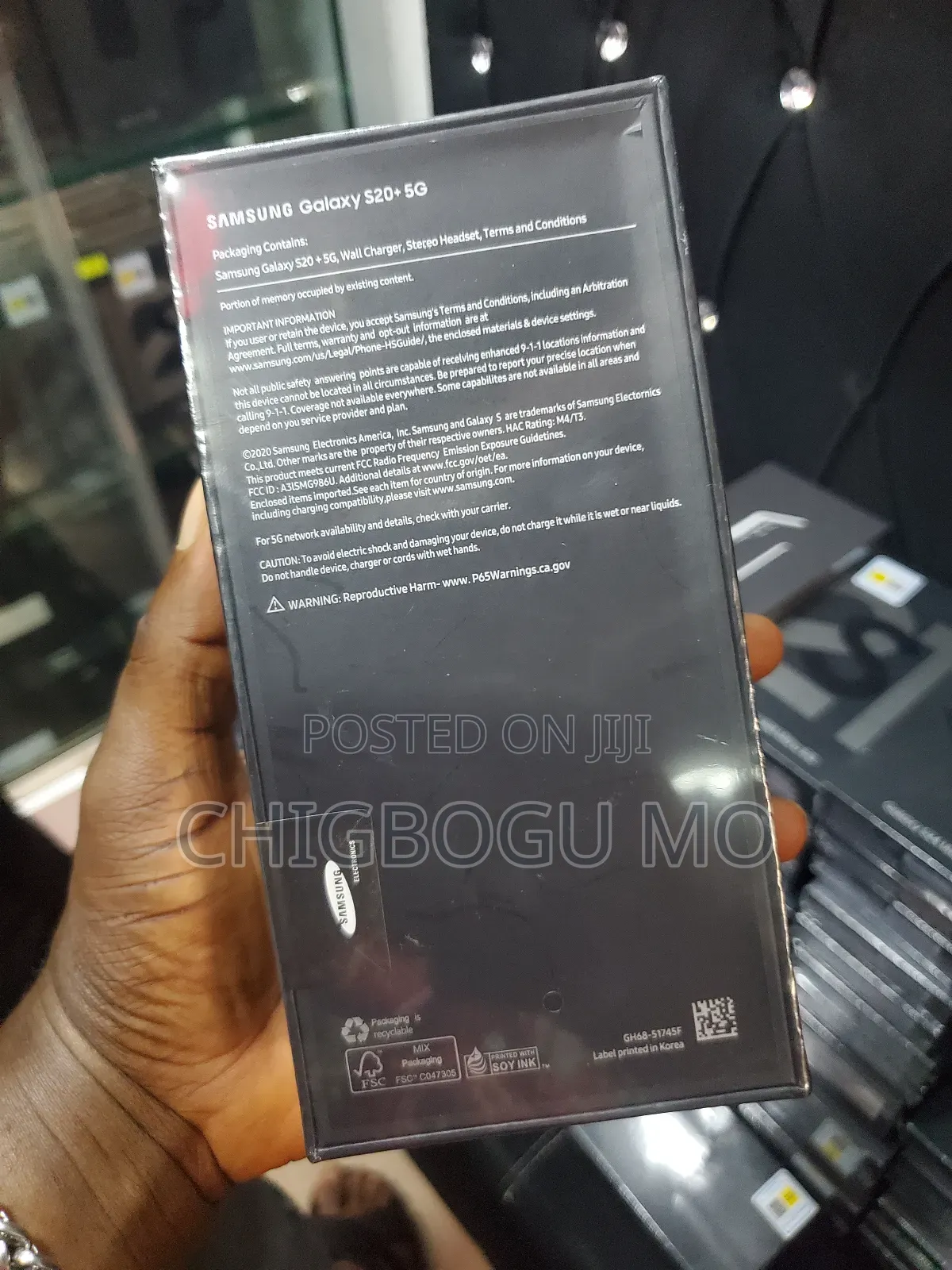 New Samsung Galaxy S20+ 5G 256 GB Gray