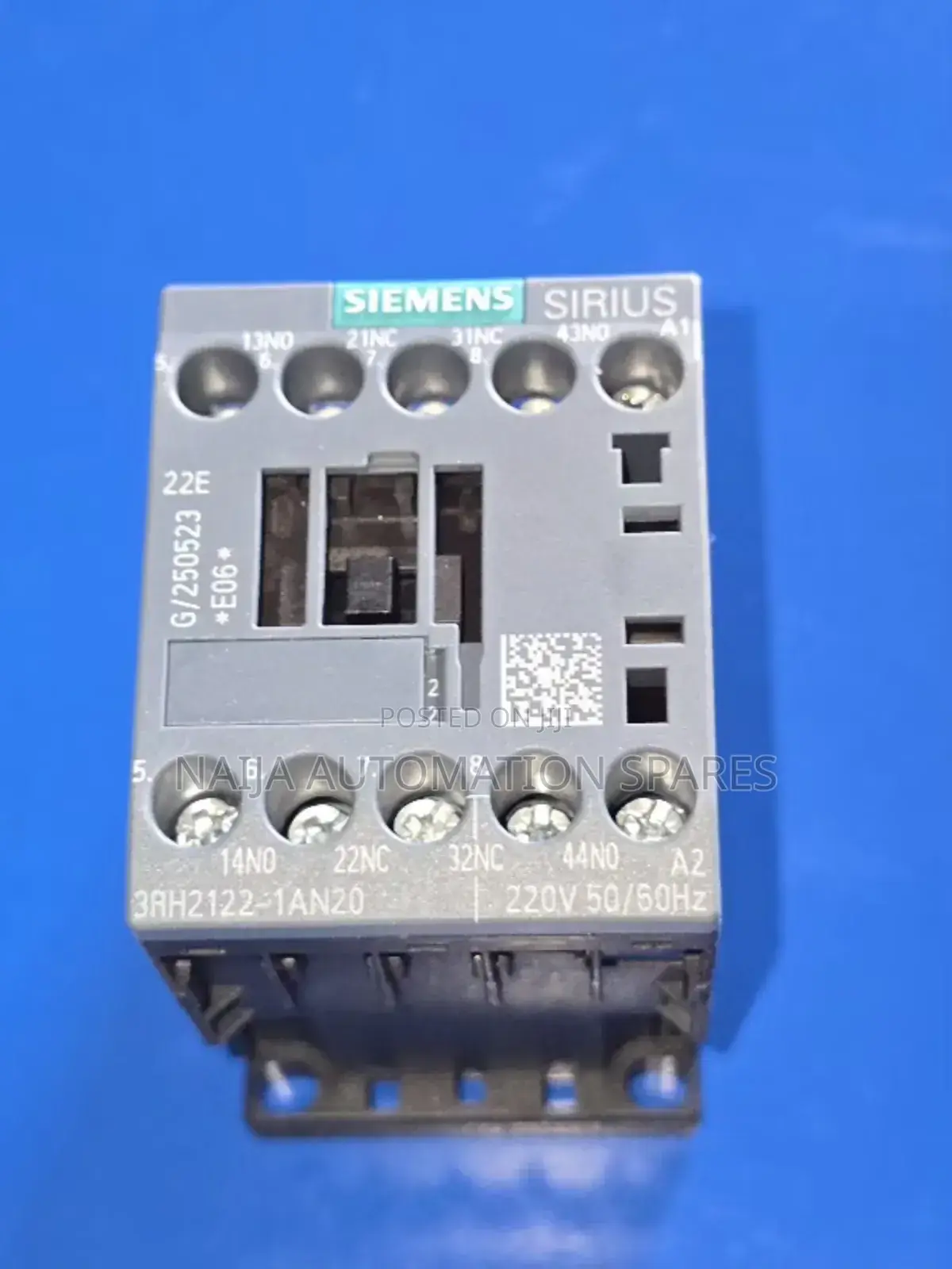 3rh2122-1an20 | Siemens Contactor Relay, 2no+2nc, Ac220v 50hz Coil