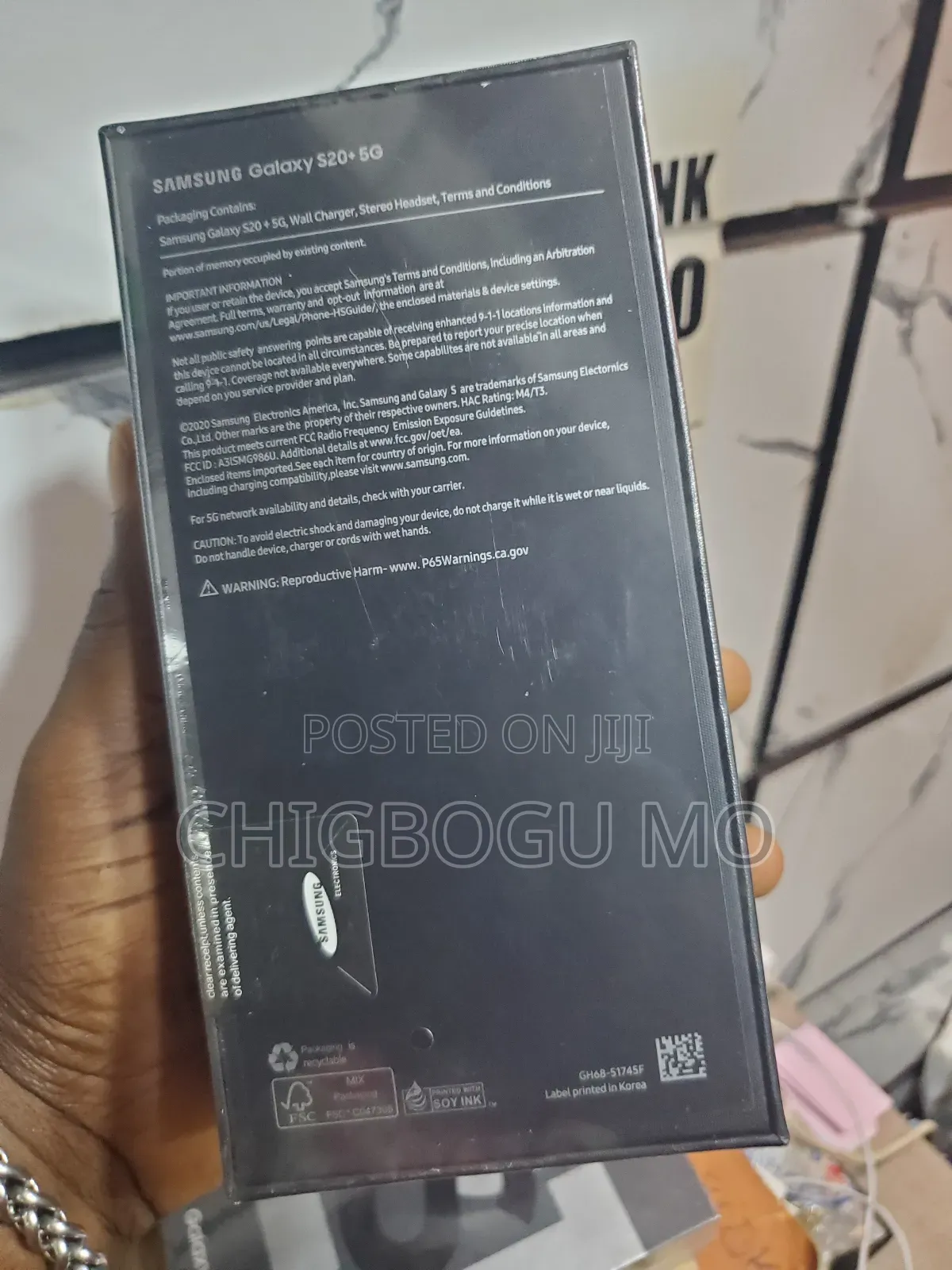 New Samsung Galaxy S20+ 5G 128 GB