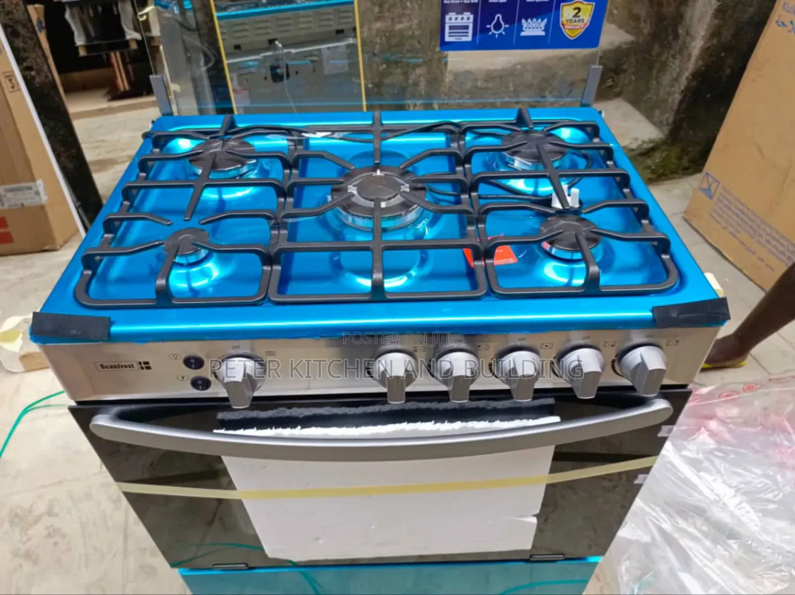 Scanfrost Staring Coker 5 Buner Glass All Gas