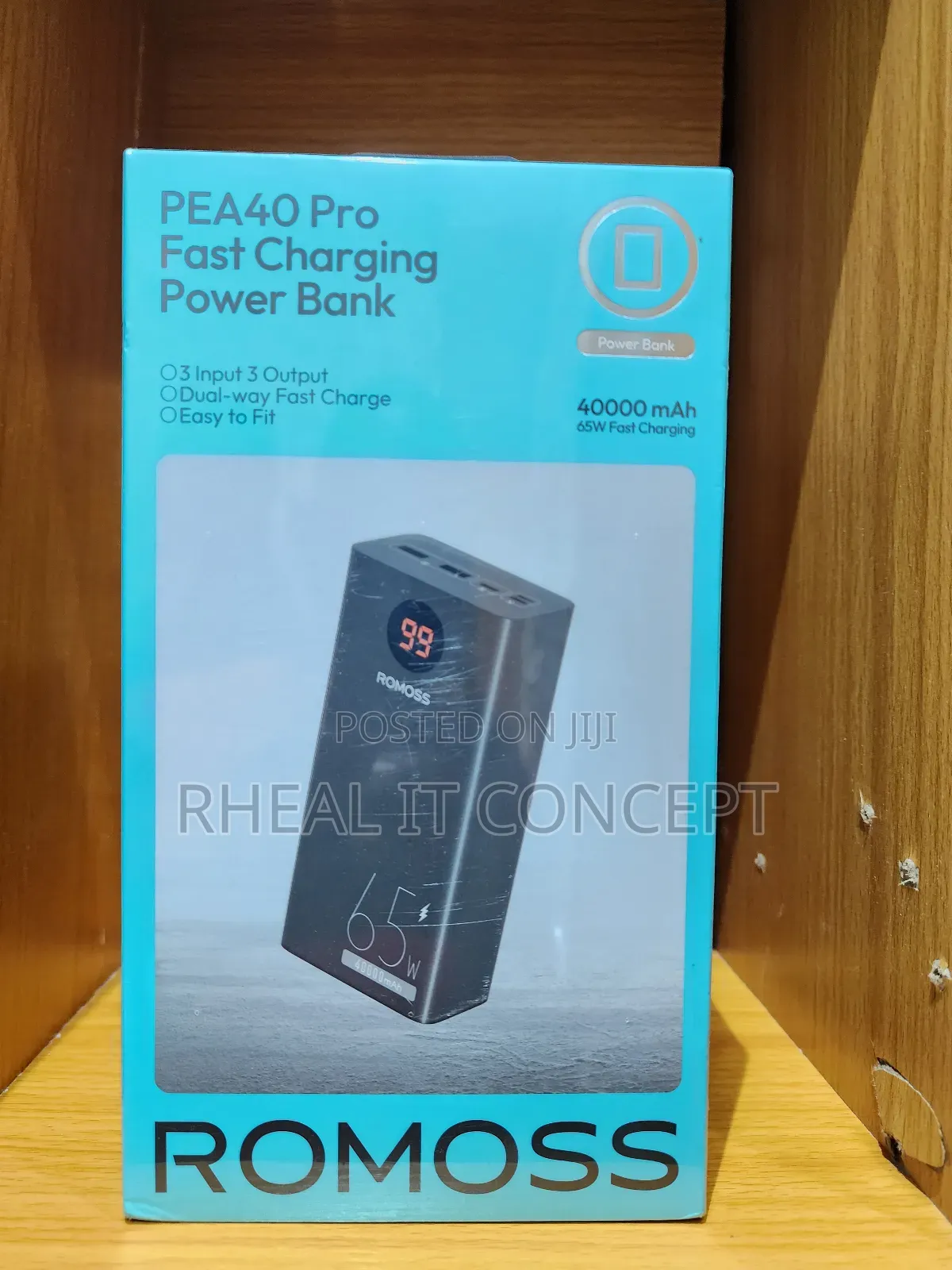 Romoss Pea40 Pro 65w Type-C Laptop/Phone Power Bank 40,000mah