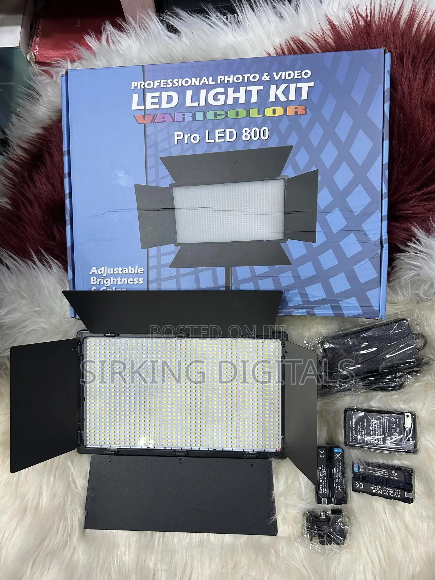 Led Lighting Pro Led 800 Varicolor Photography Video Light Kit