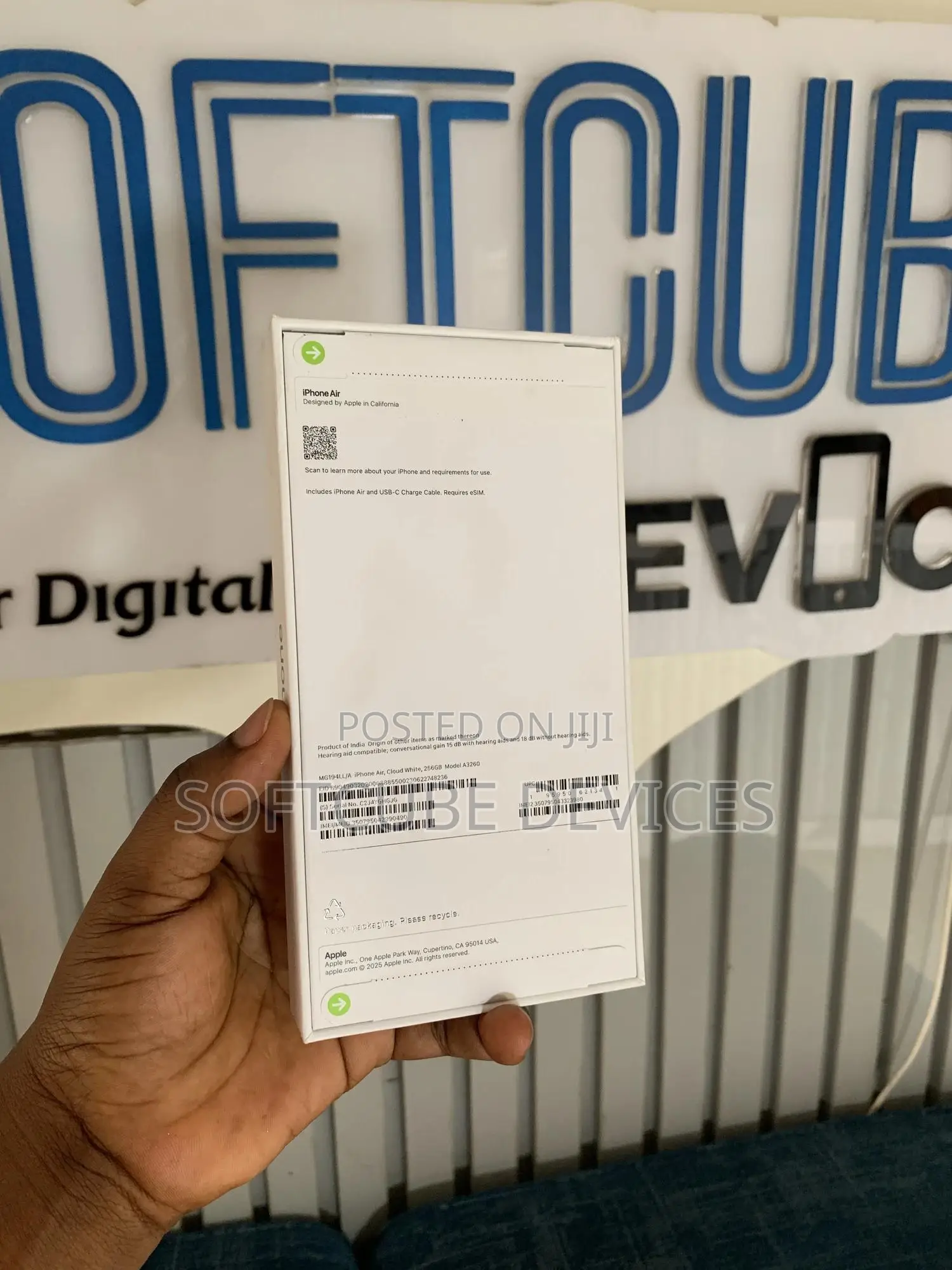 New Apple iPhone Air 256 GB White