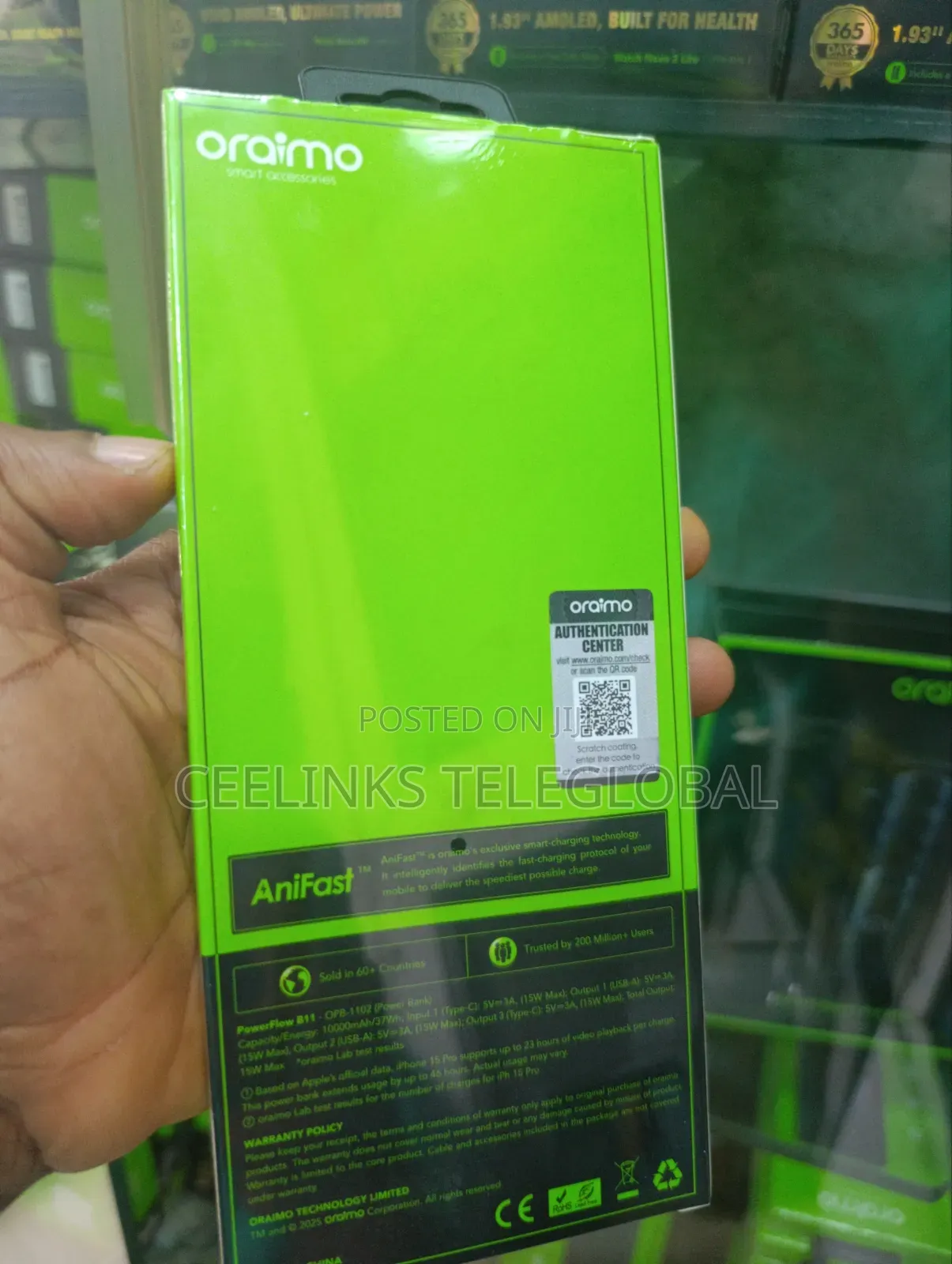 Oraimo 10000ma 15w Power Bank