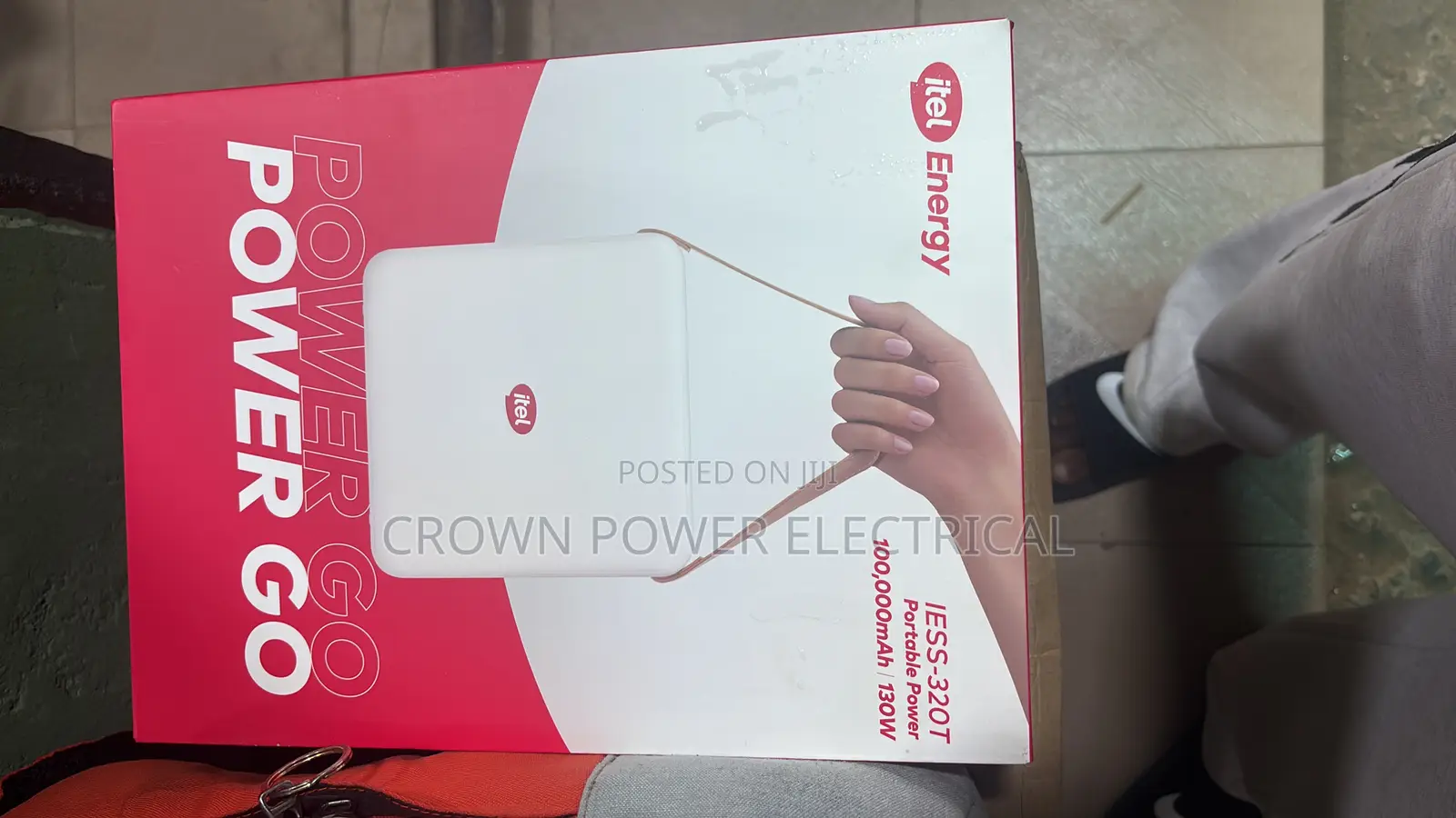 Itel Power-Go 100000mahh 320wh 130w Super Fast Charging Power Bank