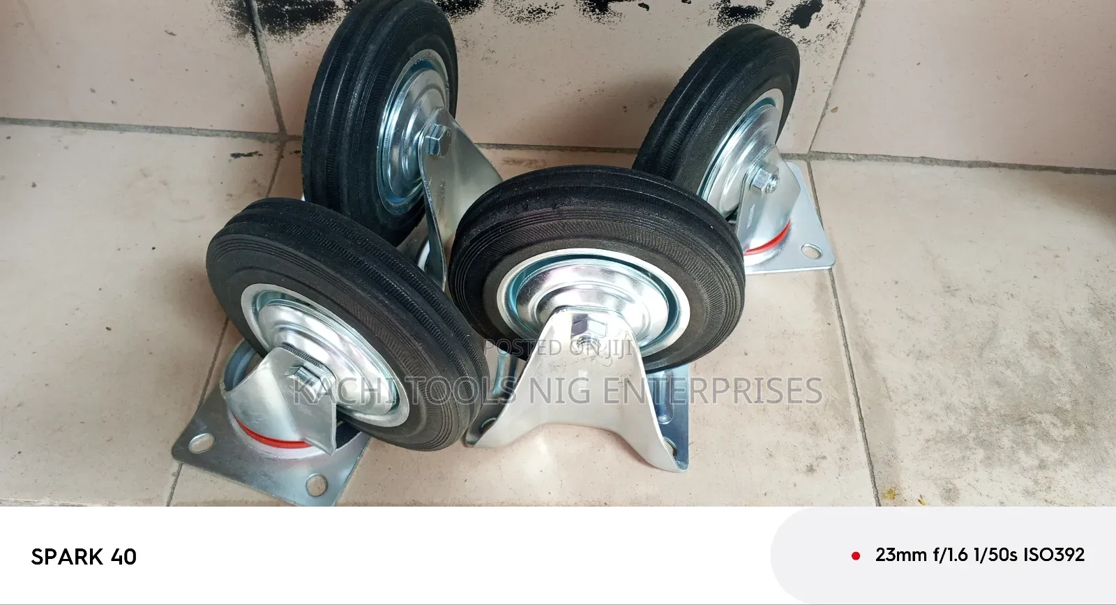 6" Trolley Tyre Set