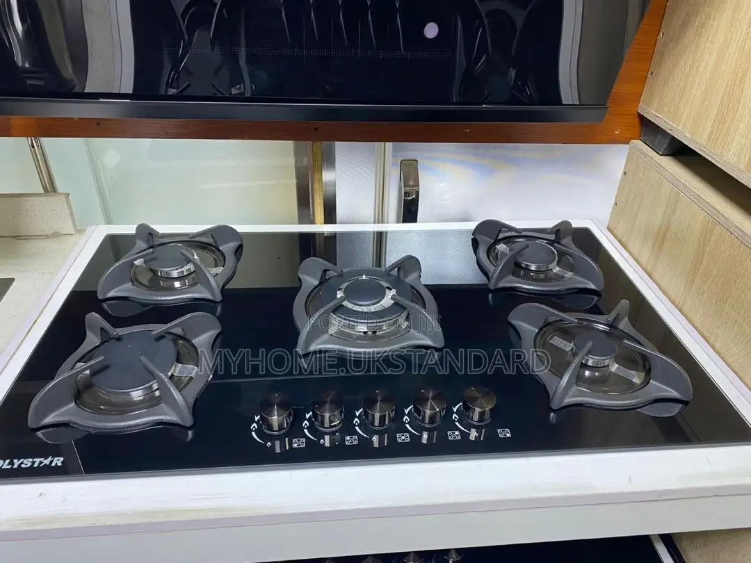 Polystar 5 Burner Inbuilt Gas Cooker Hub