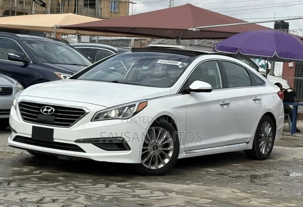 Hyundai Sonata Limited 4dr Sedan (2.4L 4cyl 6A) 2015 White