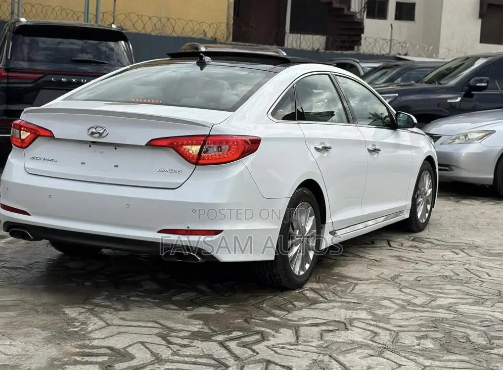 Hyundai Sonata Limited 4dr Sedan (2.4L 4cyl 6A) 2015 White