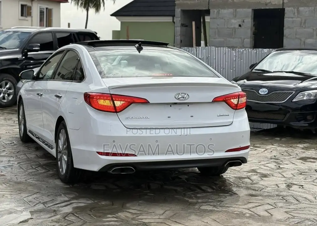 Hyundai Sonata Limited 4dr Sedan (2.4L 4cyl 6A) 2015 White