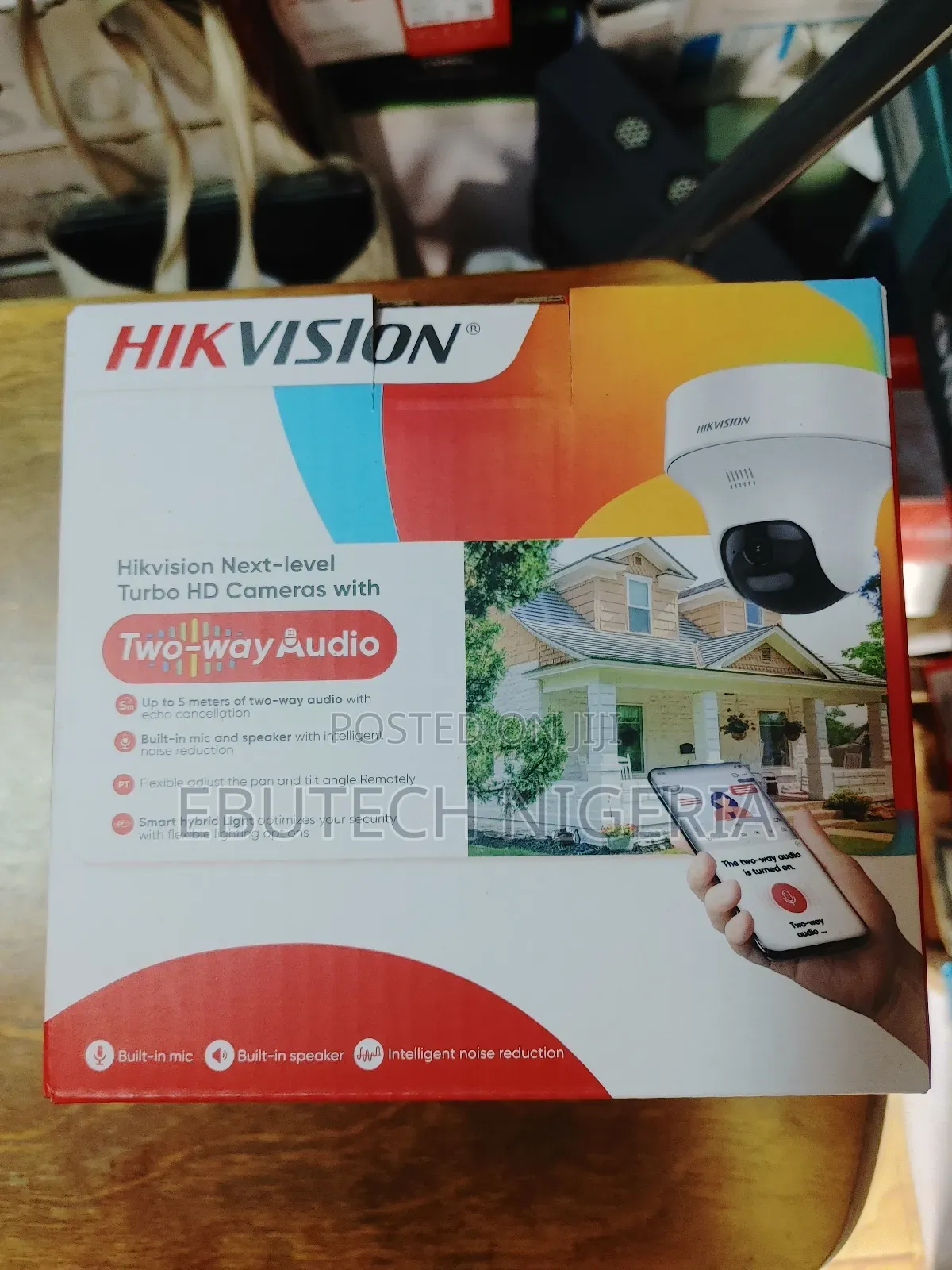 Hikvision 2mp Pt Lens Dome Camera–Ds-2ce70d0t-PTLTS (2.8mm) 2way Audio