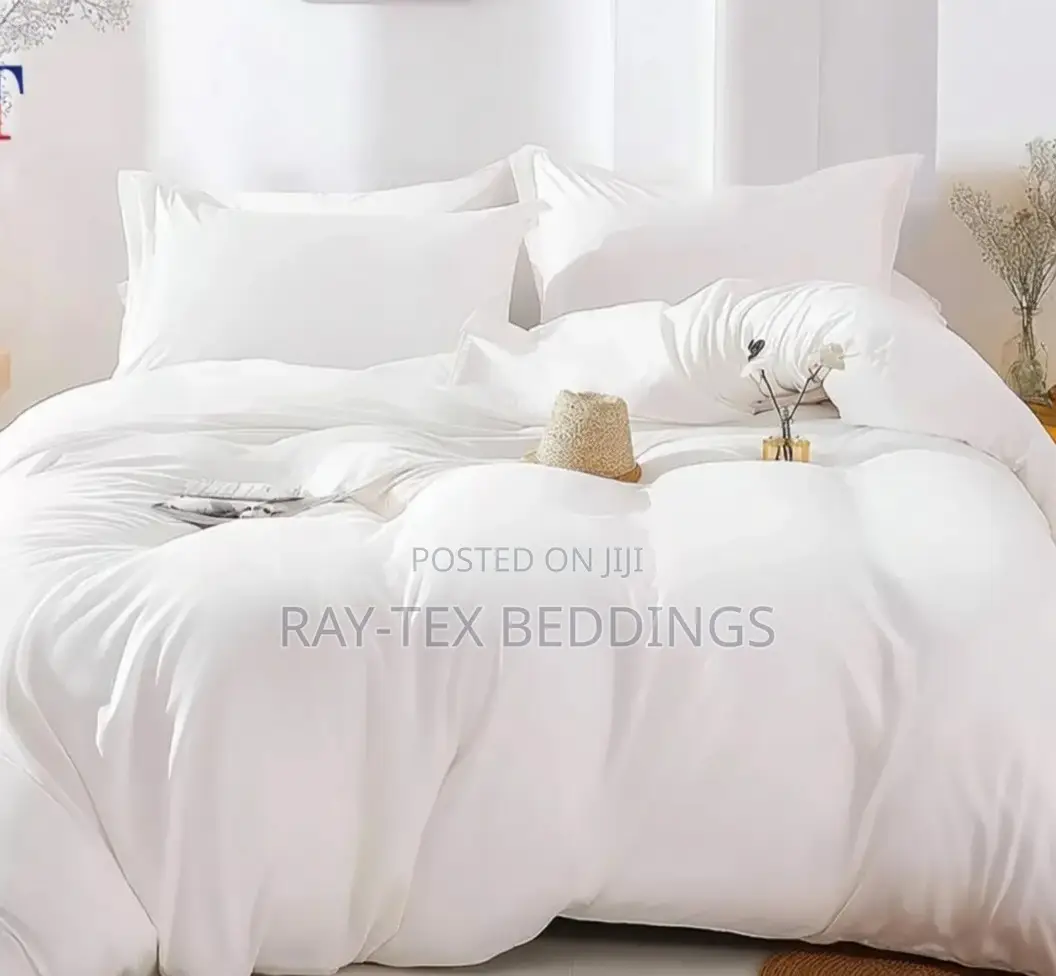 Quality Stock White Hotel Duvet Set (Double Fiber Duvet)