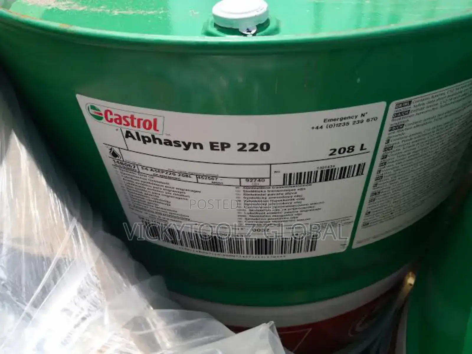 Castrol Alphasyn Ep 220 (208l) Drum