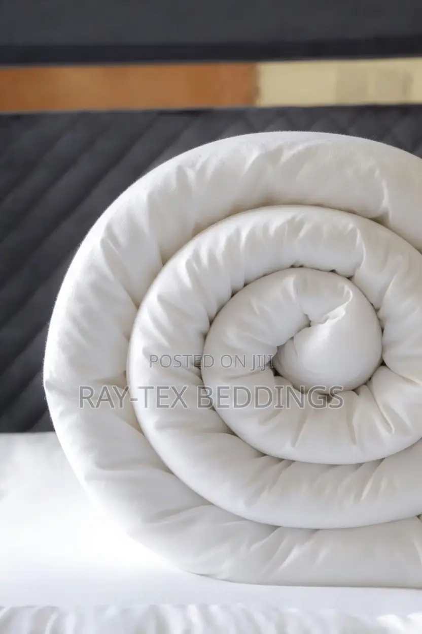 Quality Stock White Hotel Duvet Set (Double Fiber Duvet)