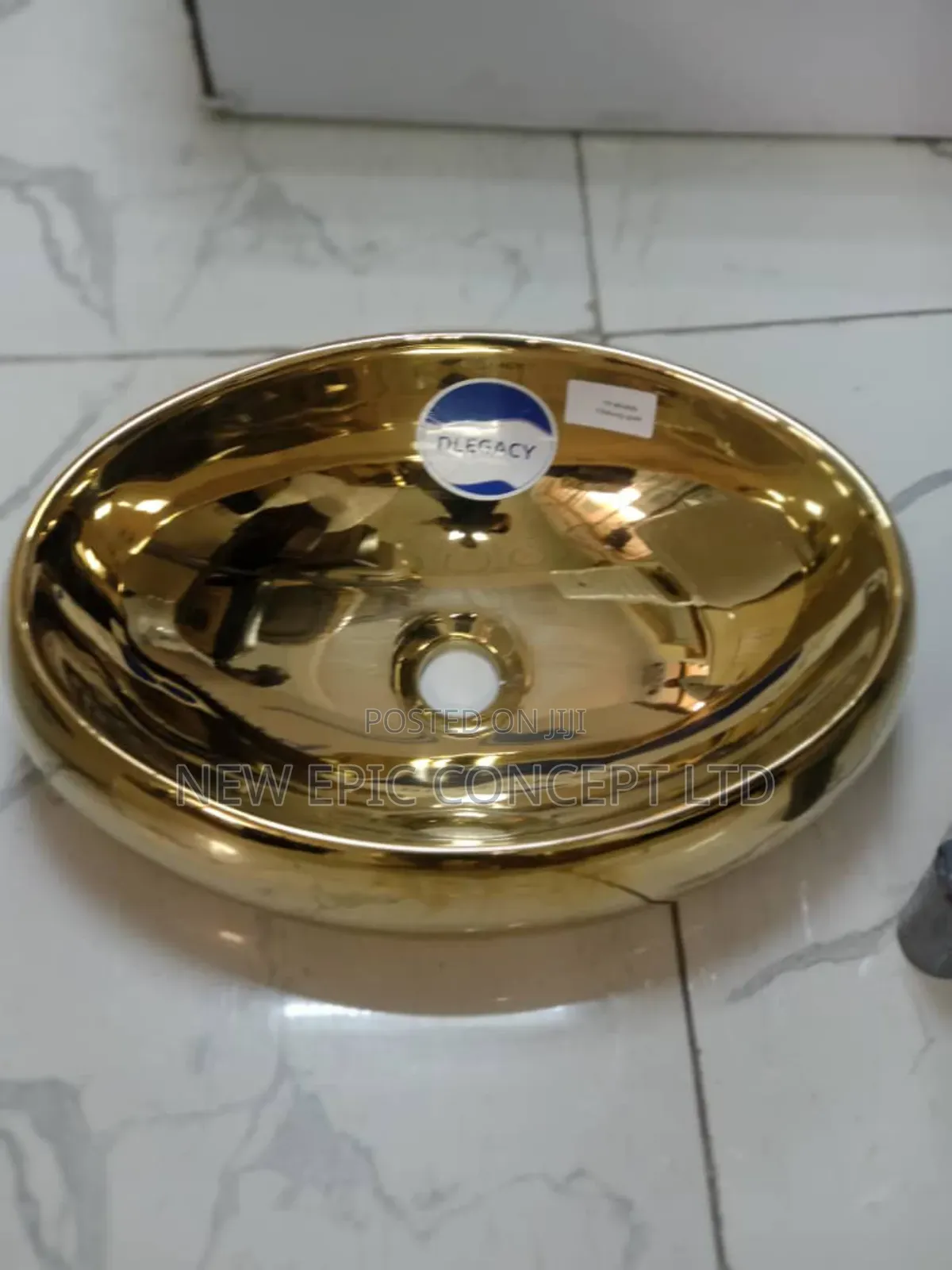 Gold Counter Top Wash Hand Basin