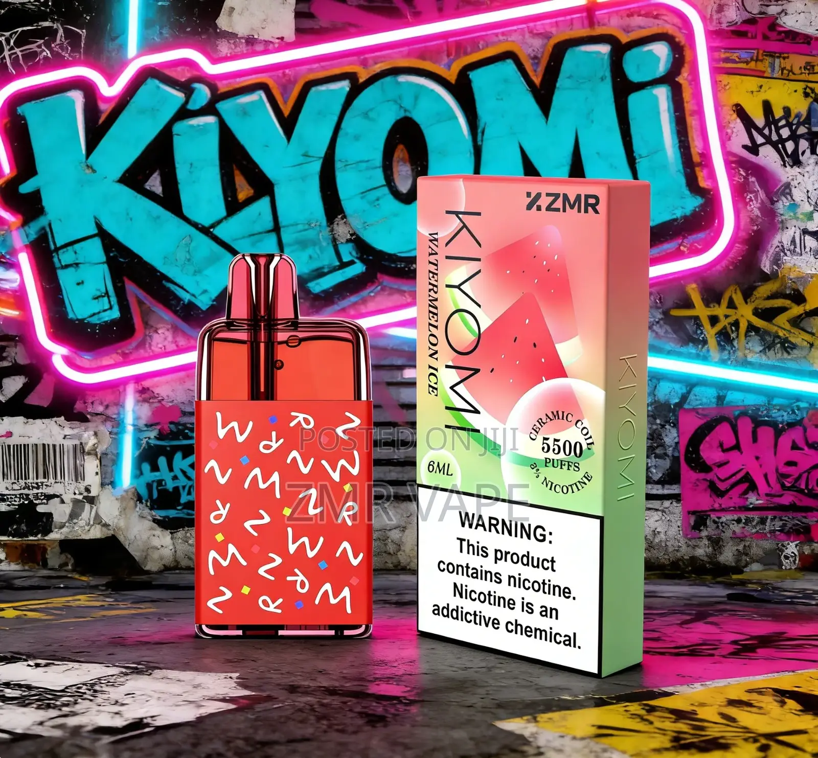 ZMR Kiyomi 30mg/Ml Prefilled Pod Kit Ceramic Coil 10 Options