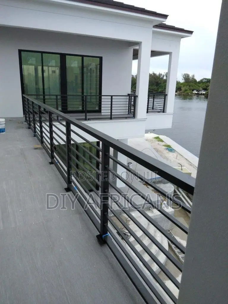 Custom Metal Balcony Railings -- Secure Modern Finish