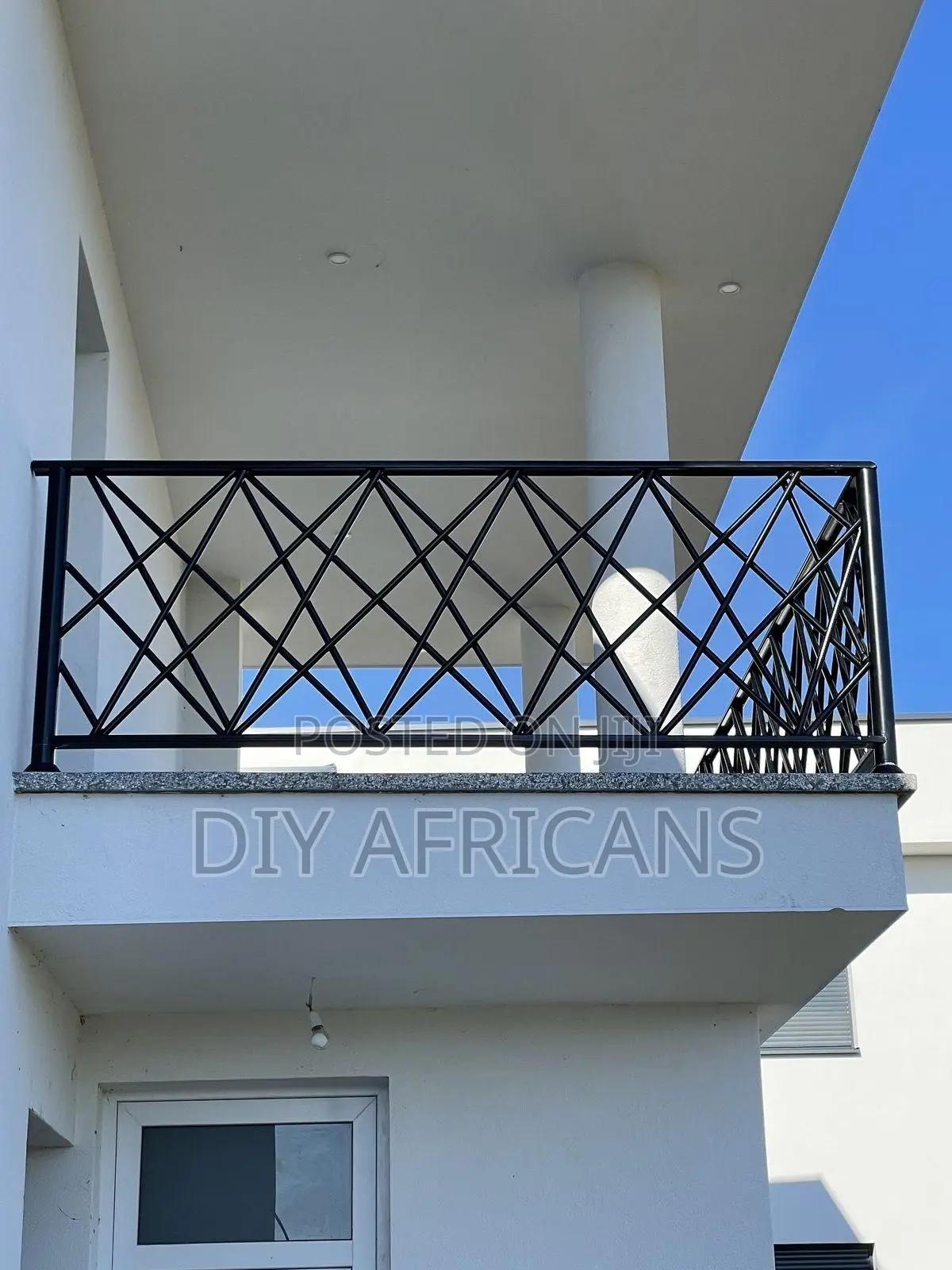 Custom Metal Balcony Railings -- Secure Modern Finish